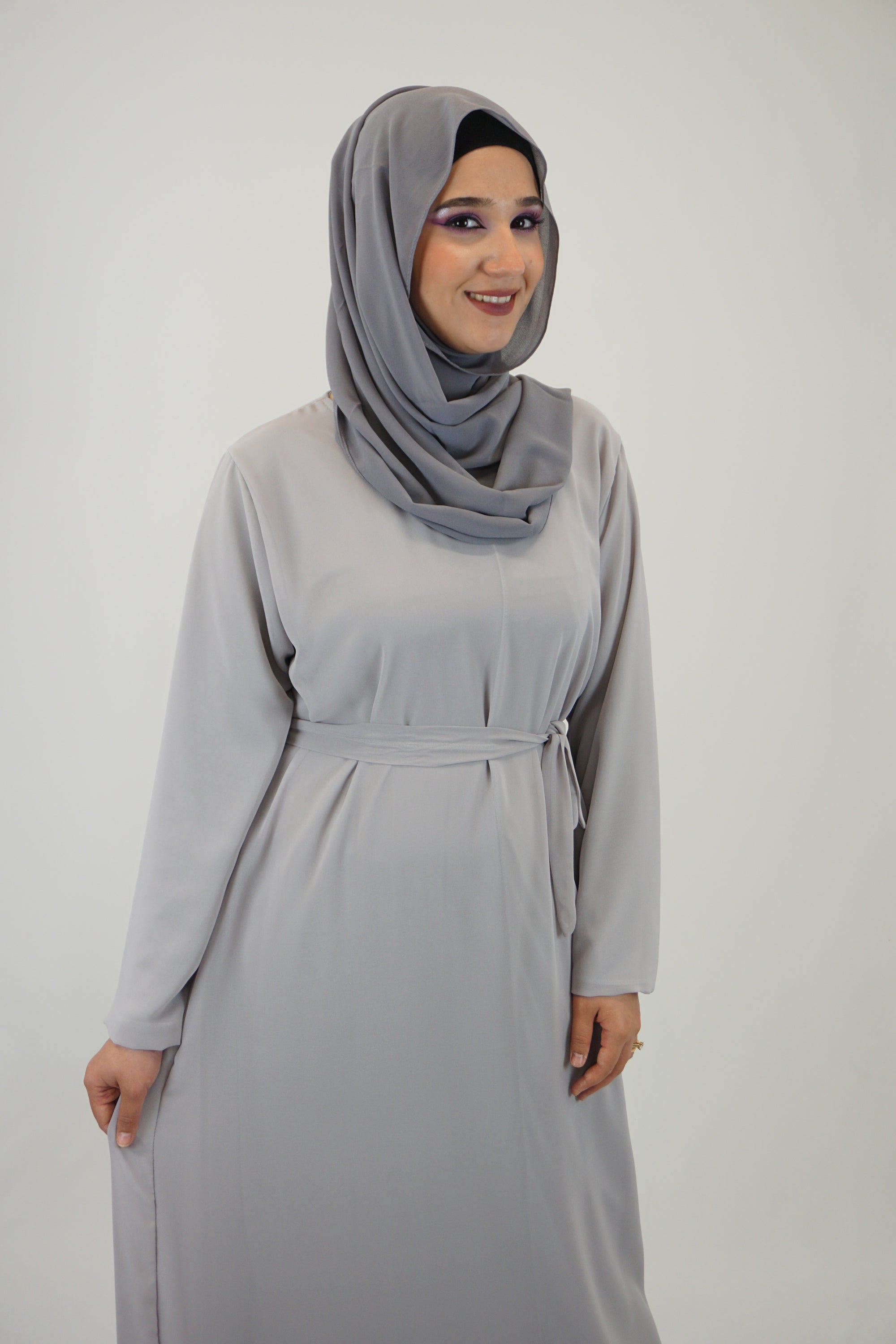 Kleid Eshaal Hellgrau