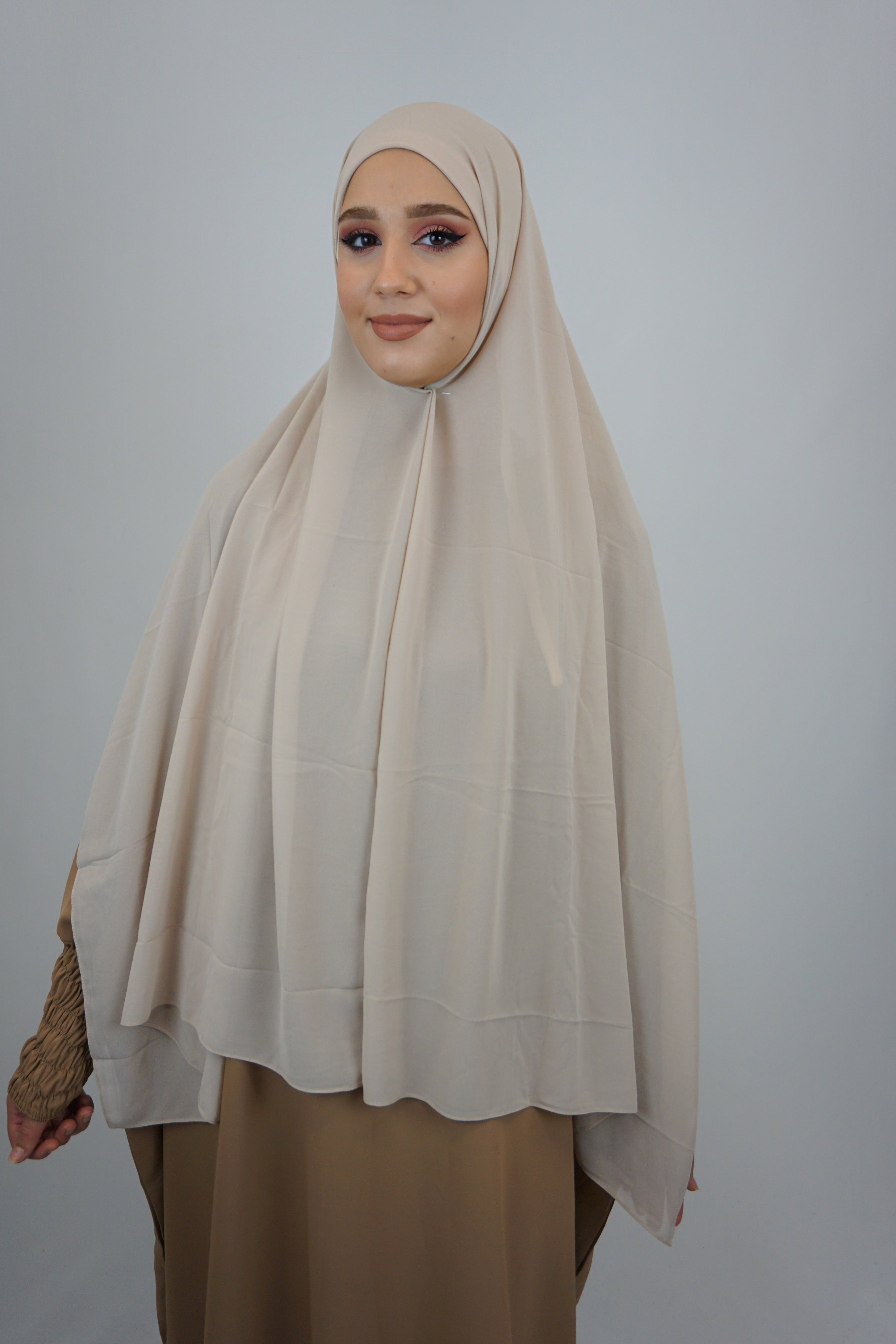 Chiffon FertigHijab Sandbeige