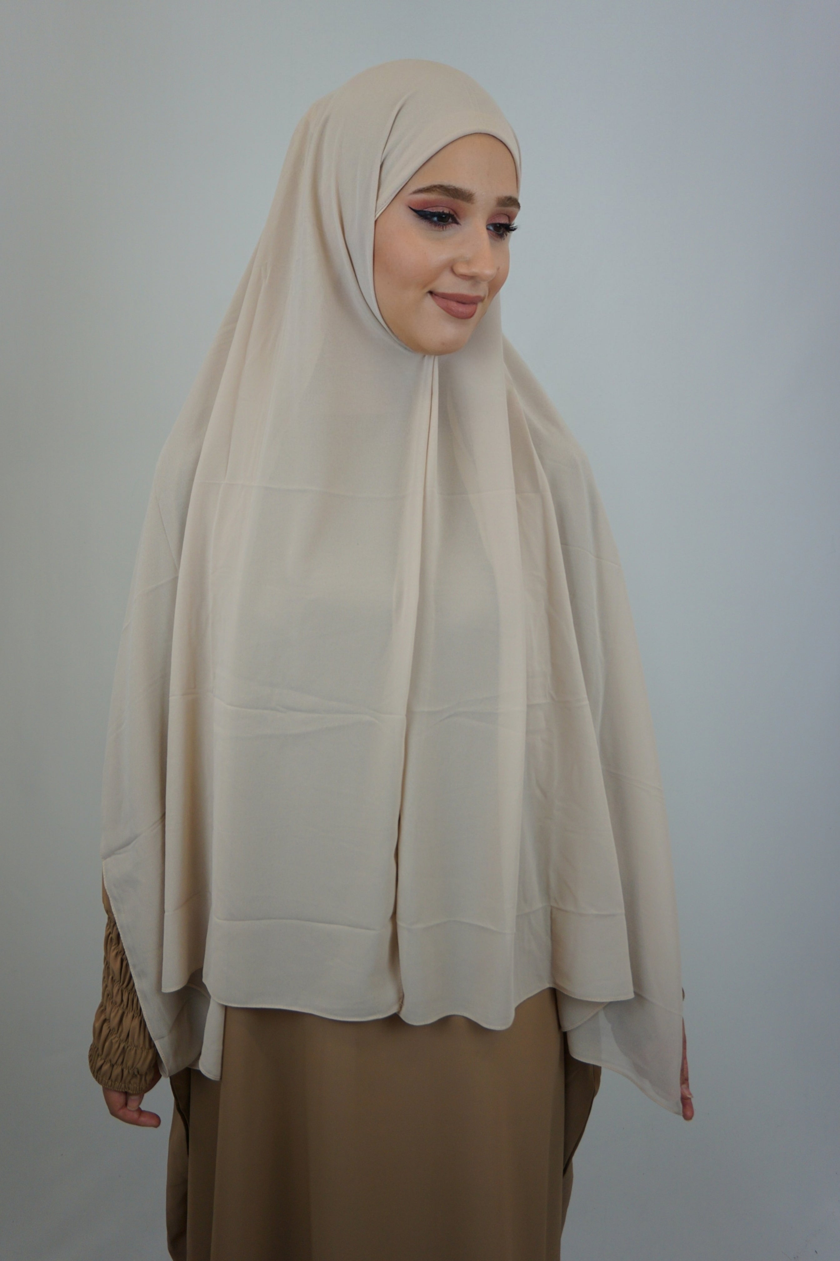 Chiffon FertigHijab Sandbeige
