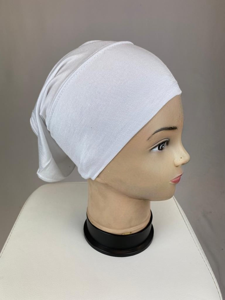 Schlauch Bonnet Weiß