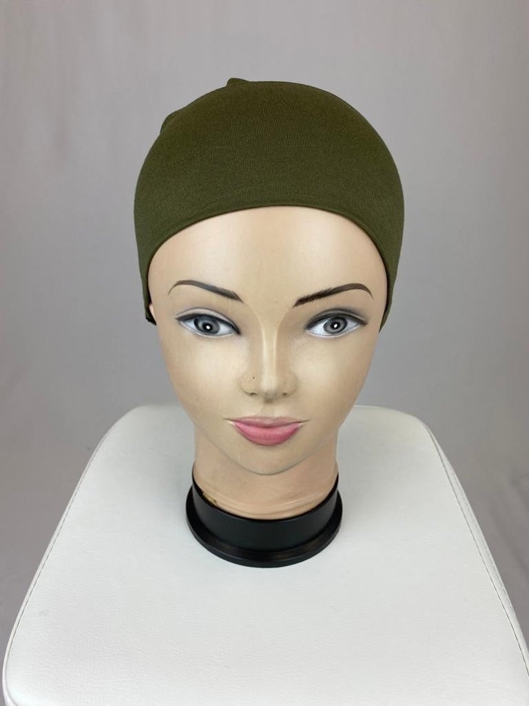 Schlauch Bonnet Moosgrün