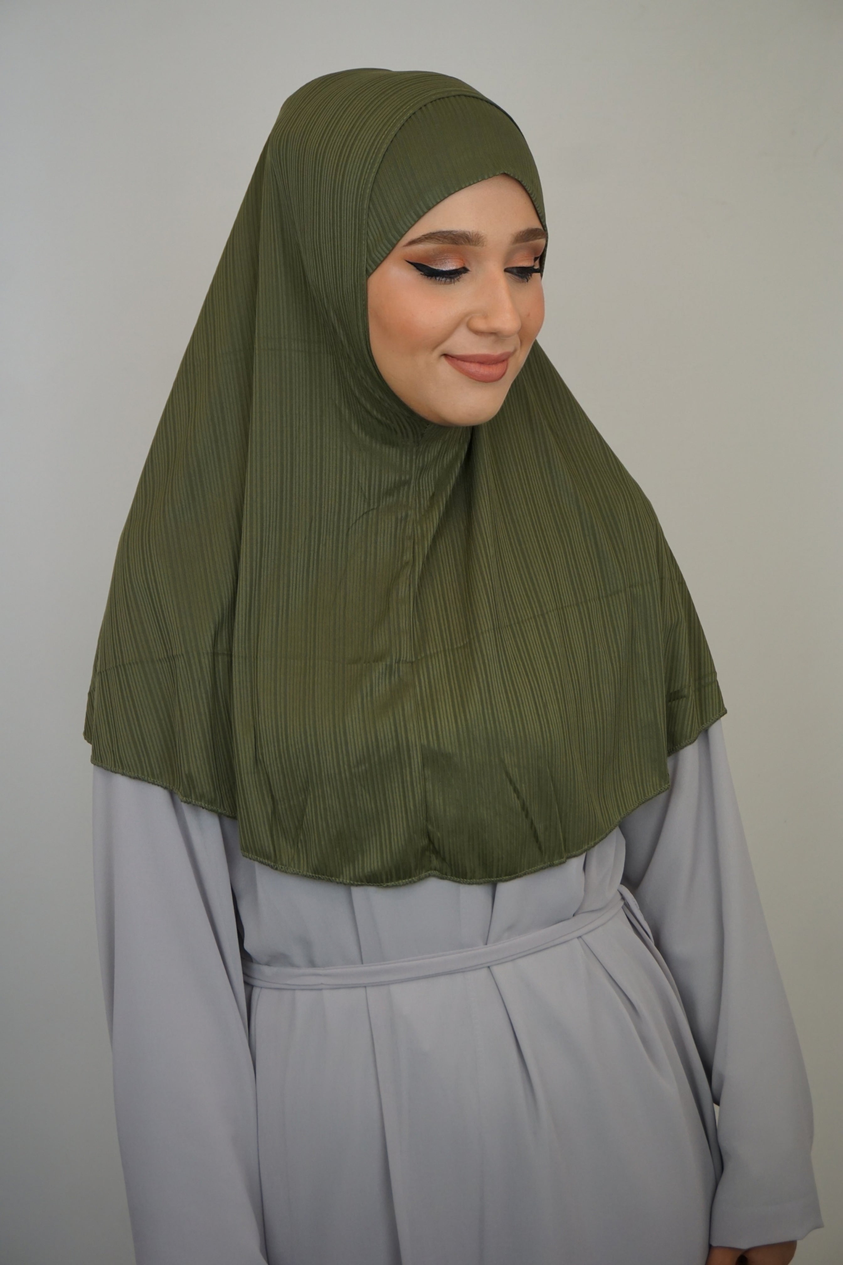 Jersey Ripped FertigHijab Moosgrün