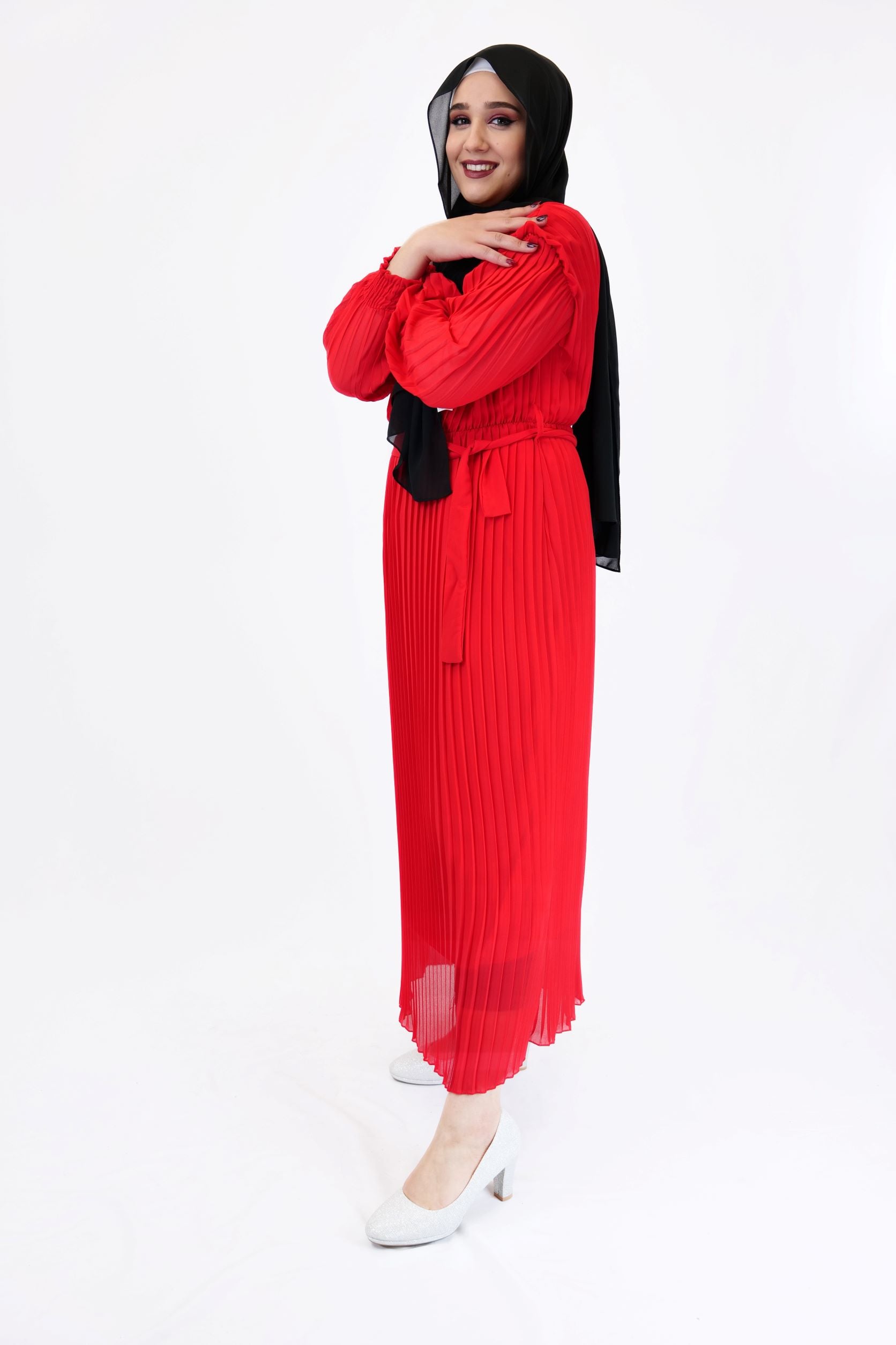 Kleid Samira Carmine