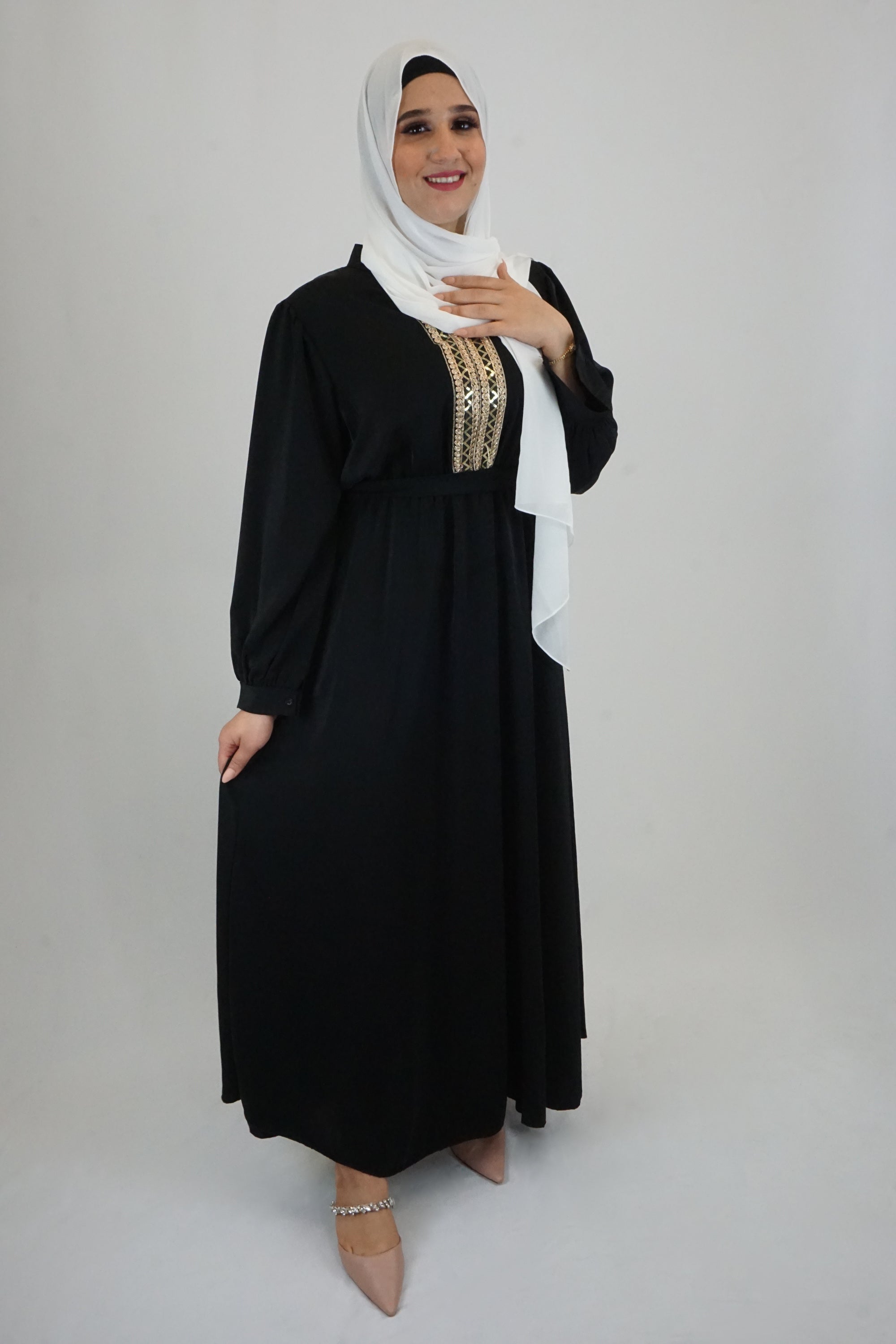 Kleid Hiba Schwarz