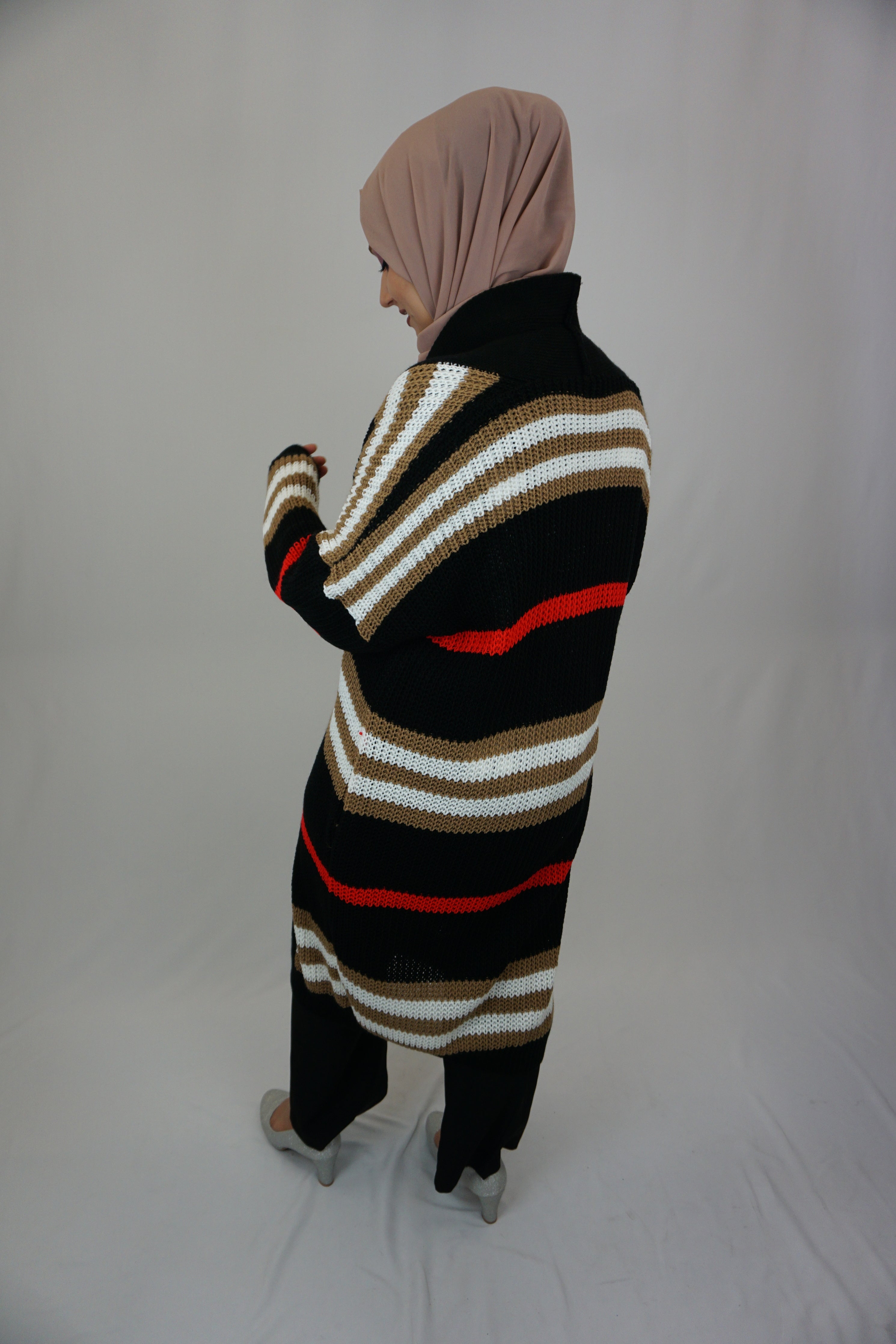 Maxi Cardigan Farzana Schwarz