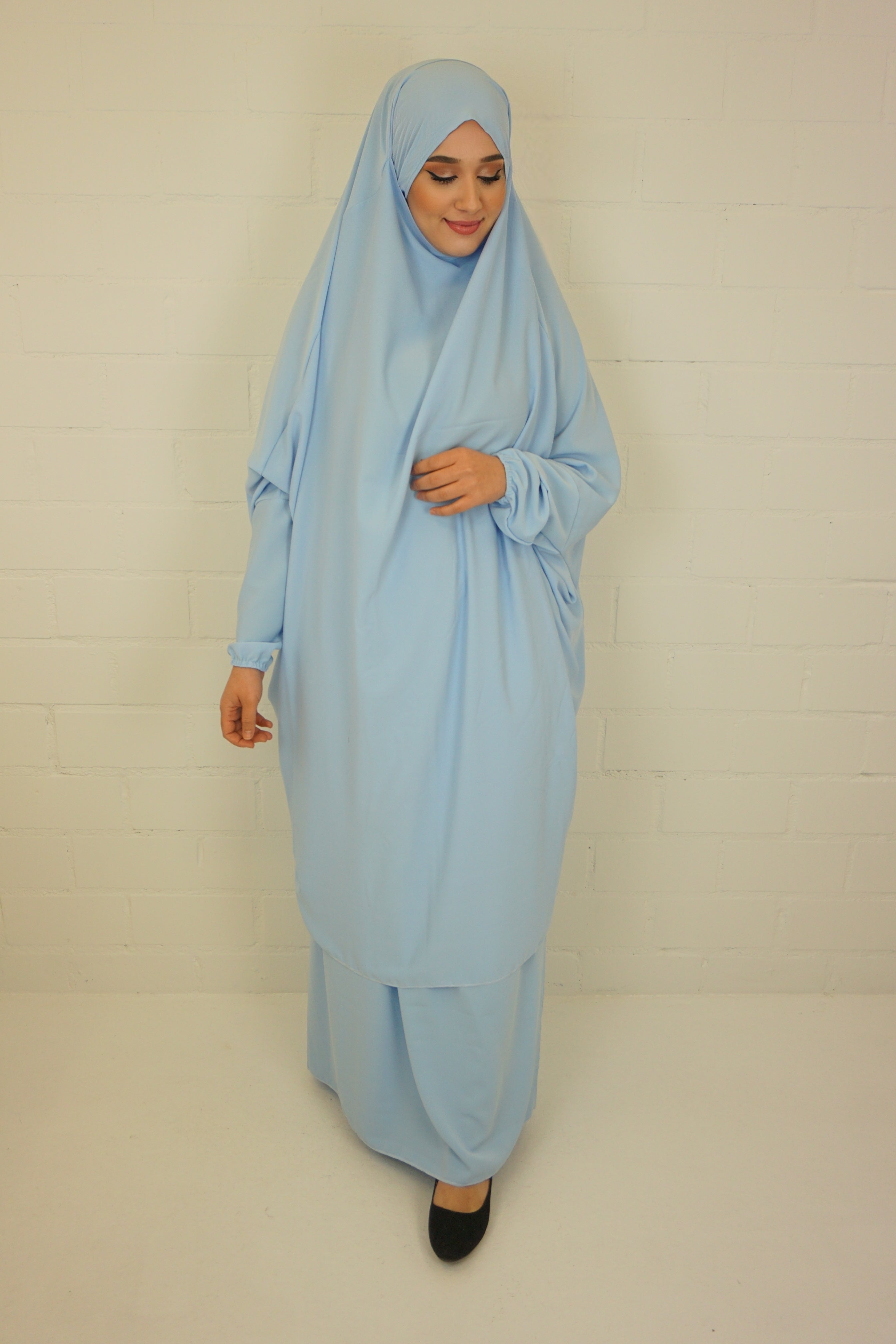 Jilbab Farheena Babyblau