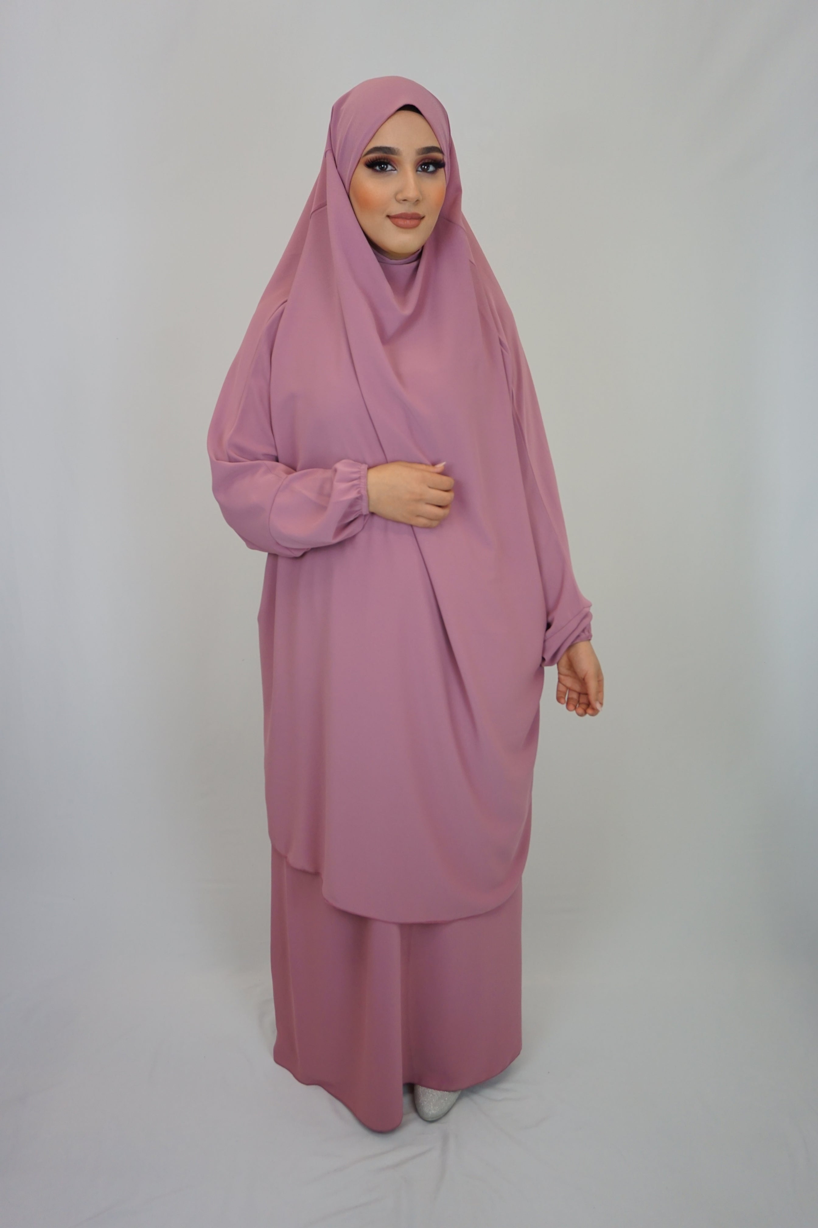 Jilbab Farheena Hellpink