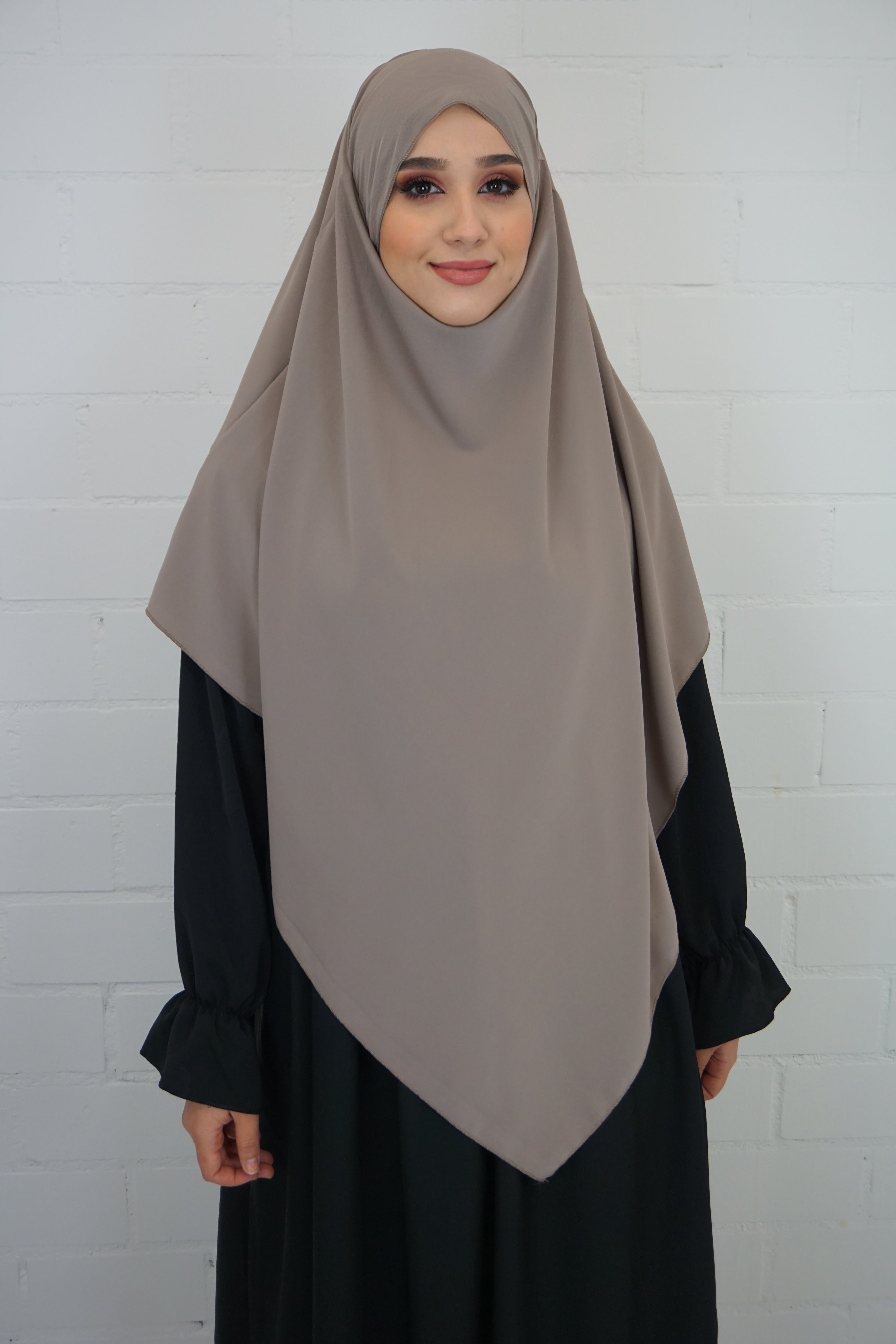 Medina Khimar 1-lagig Taupe