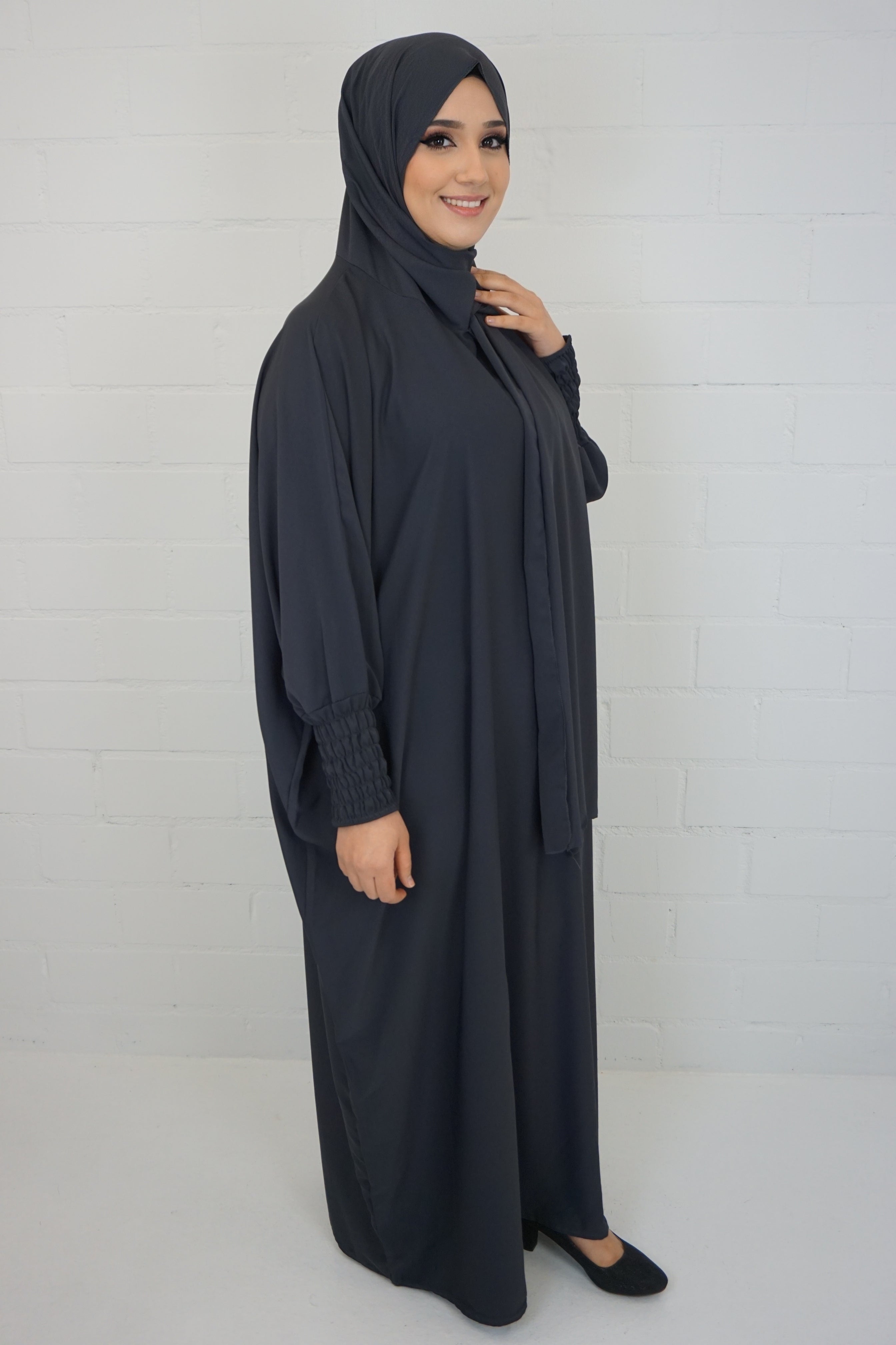 Hijab-Abaya 2 Schwarz