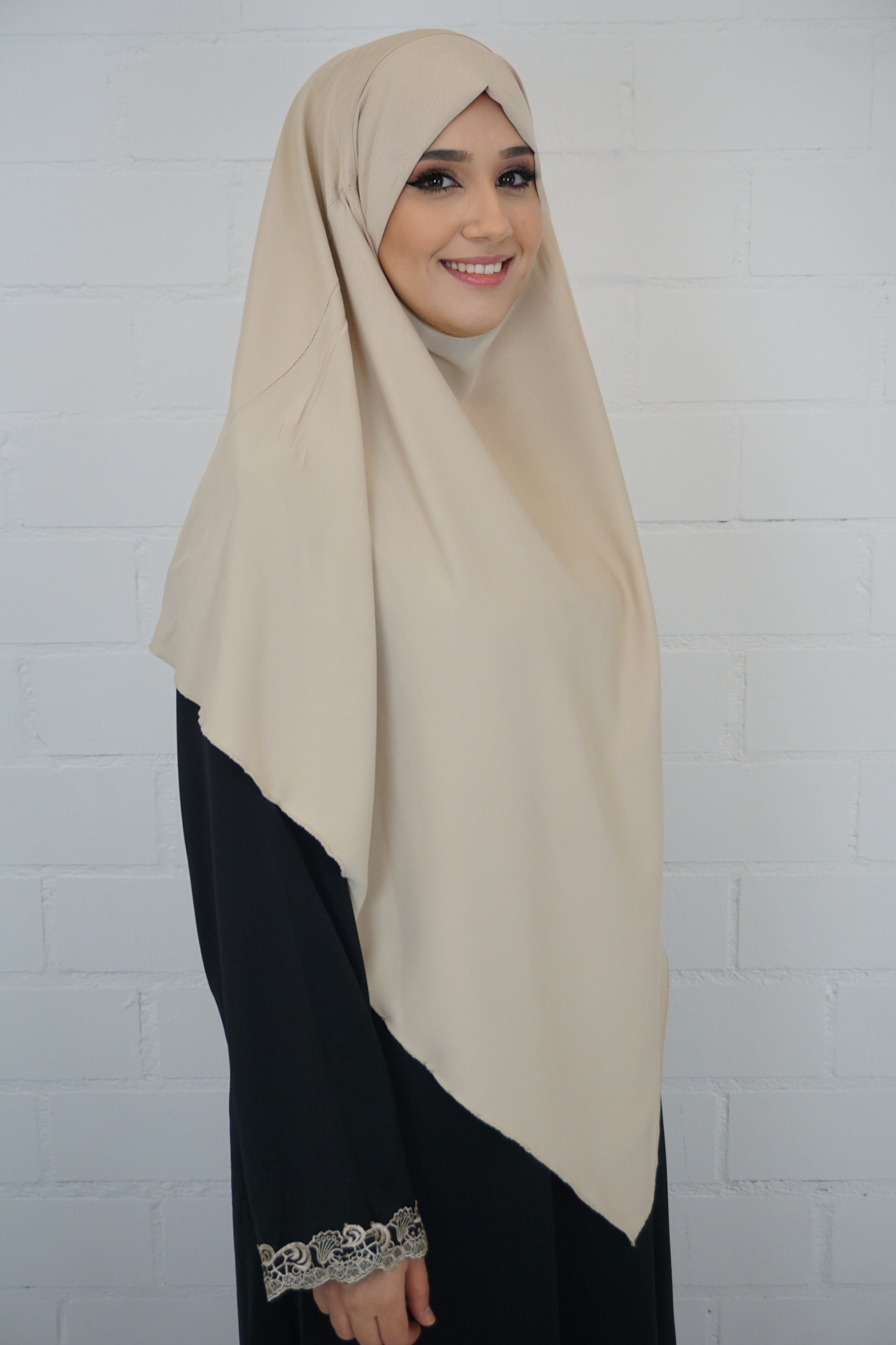 Medina Khimar 1-lagig Beige