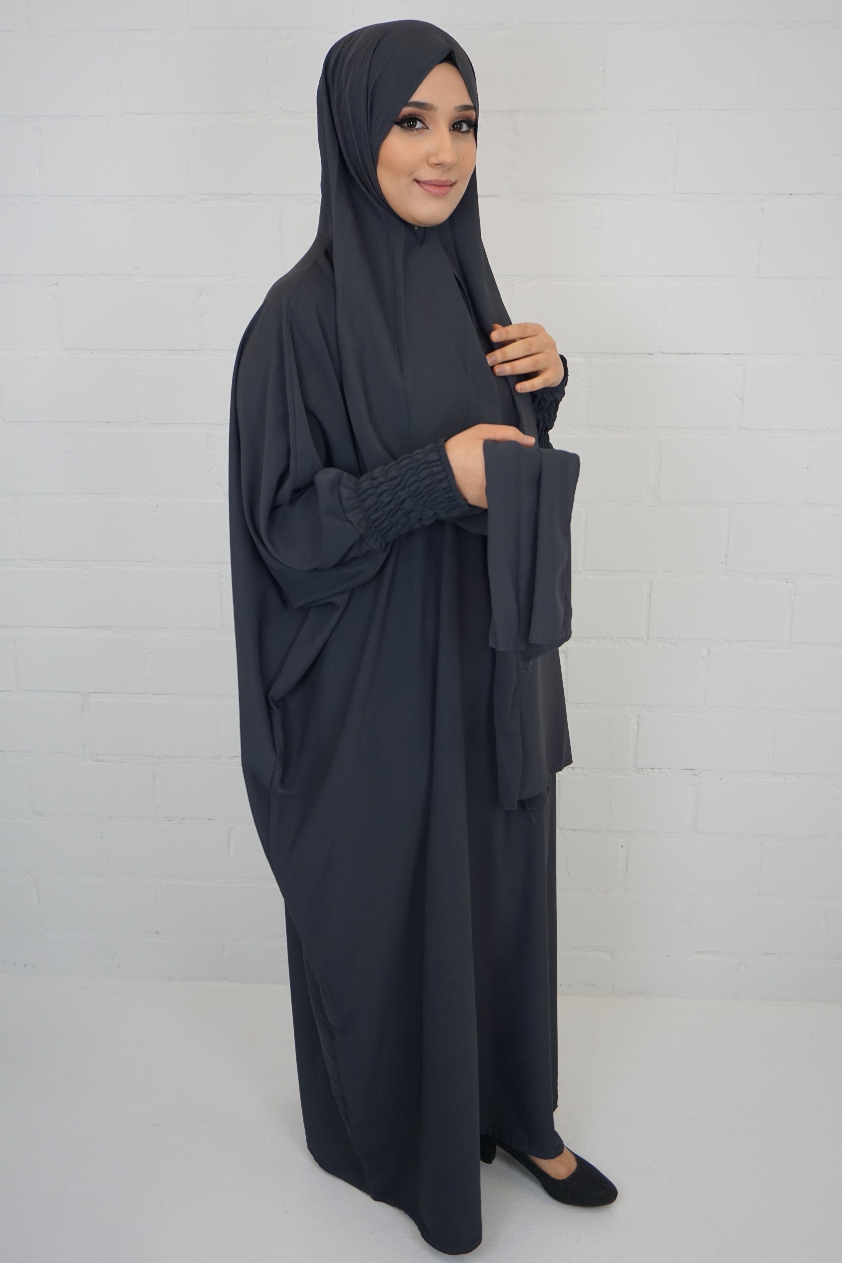 Hijab-Abaya 2 Schwarz