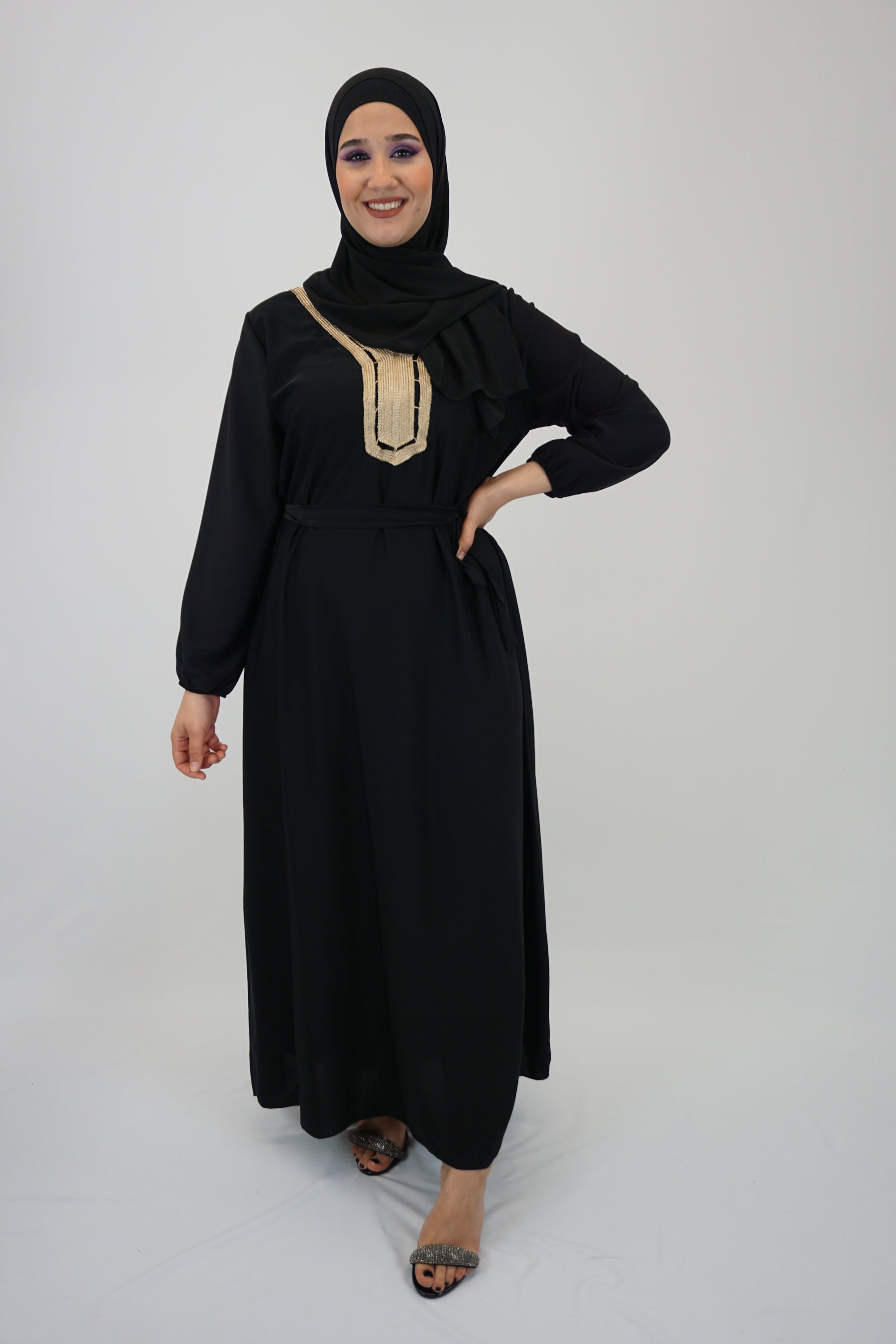 Kleid Faiza Schwarz