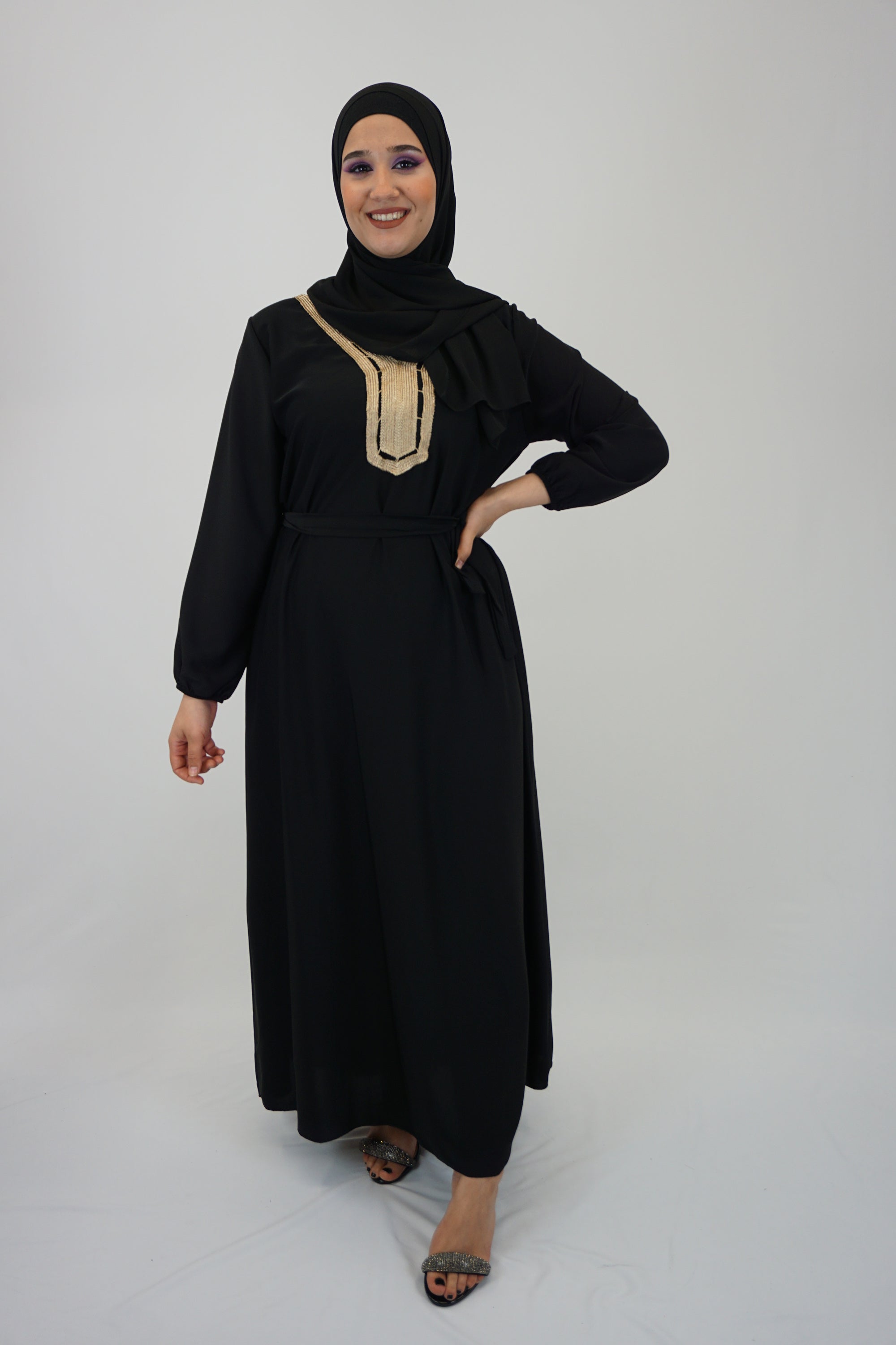 Kleid Faiza Schwarz