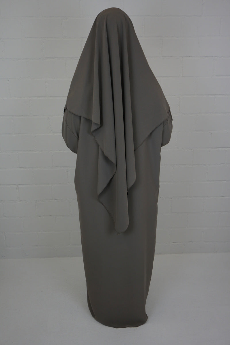 Khimar-Abaya Taupe