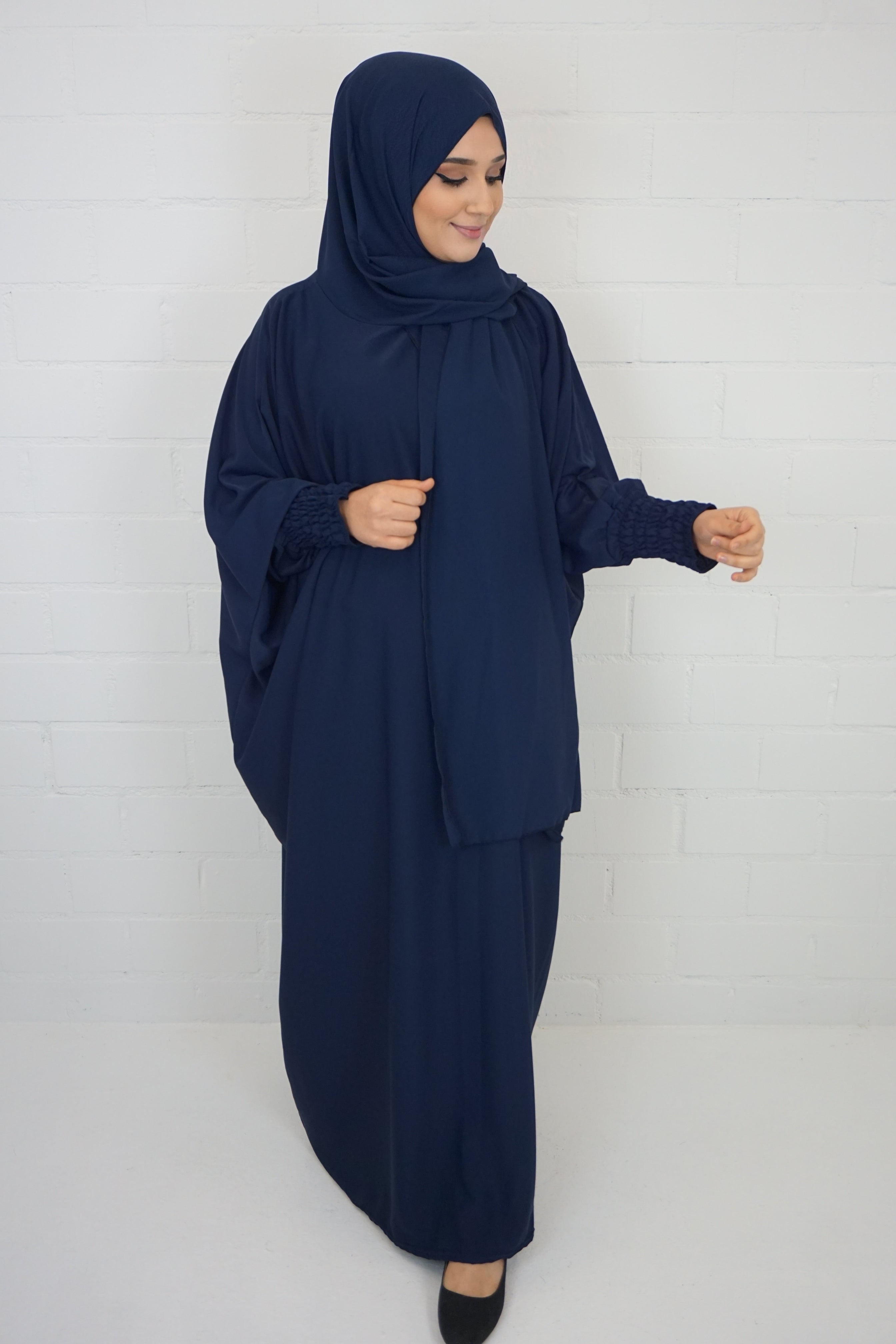 Hijab-Abaya 2 Dunkelblau