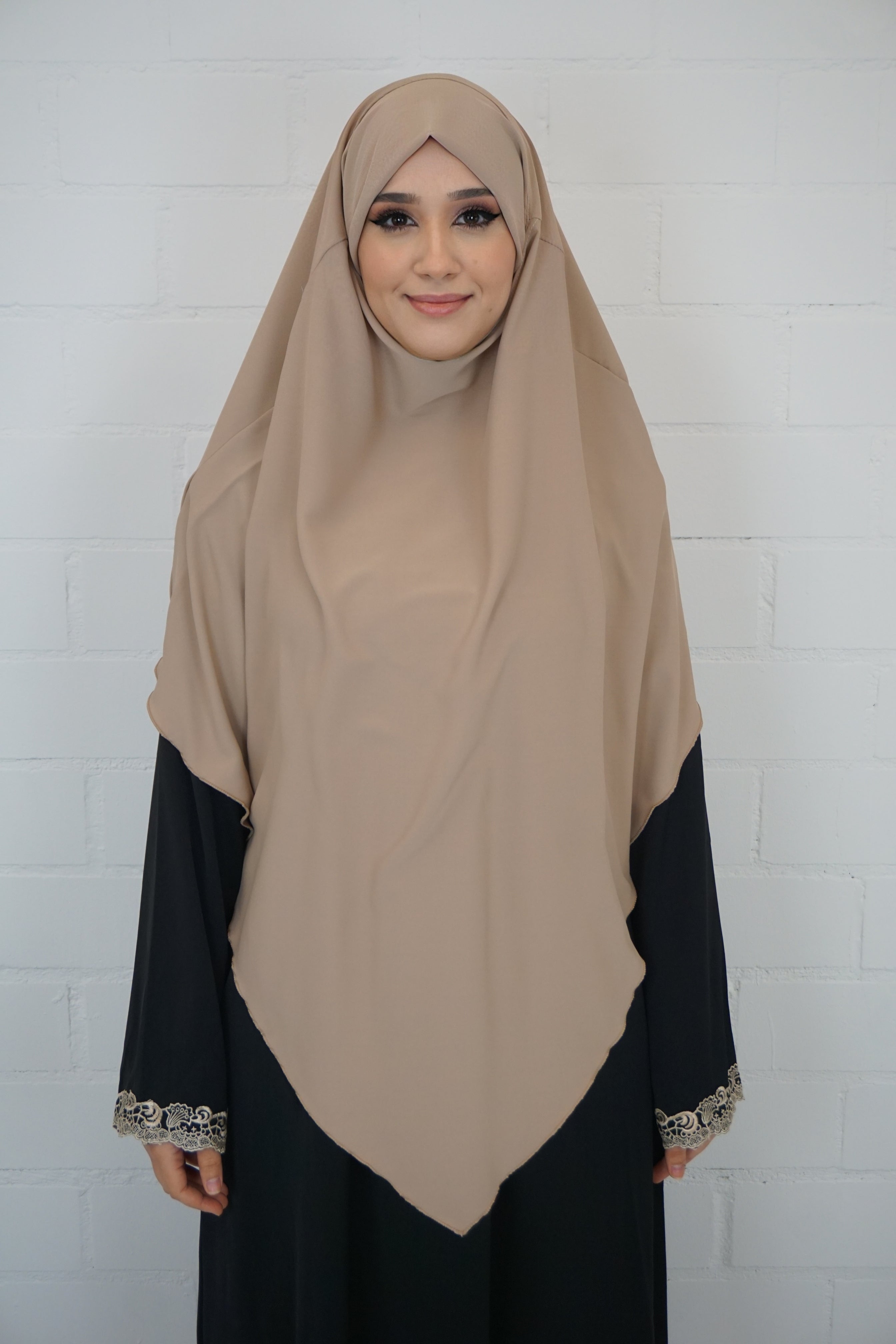 Medina Khimar 1-lagig Darkbeige