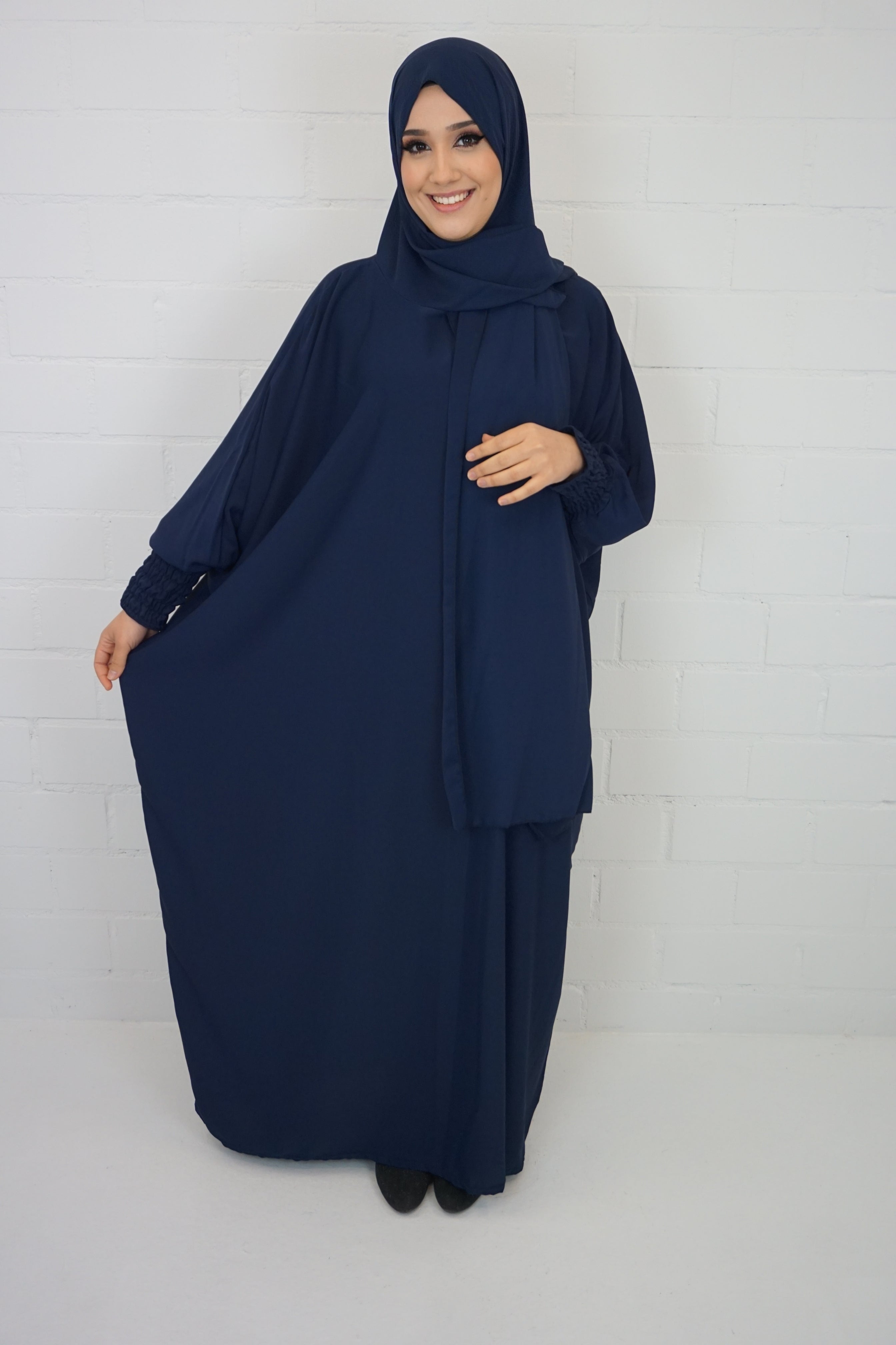 Hijab-Abaya 2 Dunkelblau