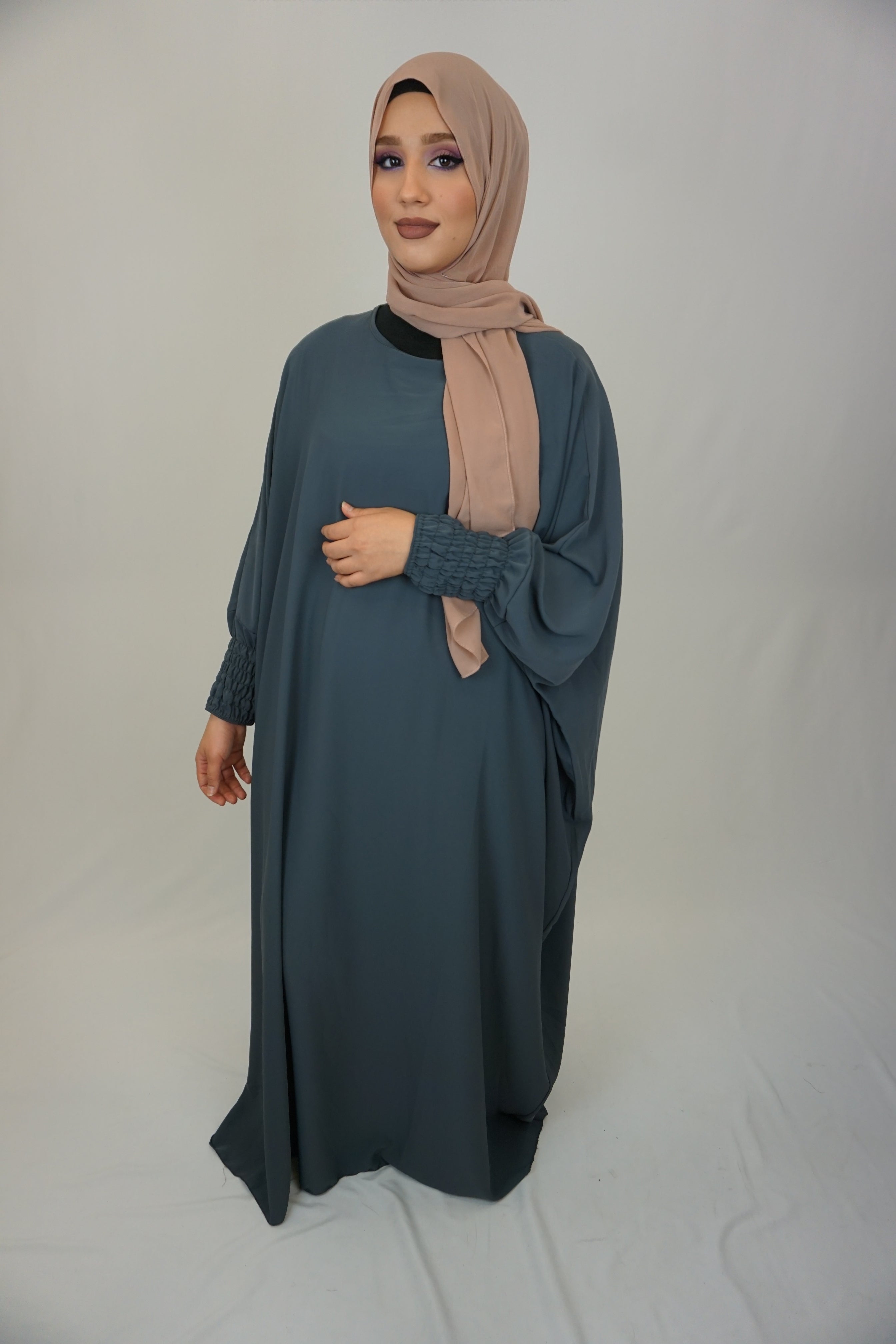 Jilbab Kleid Amaya Dunkelgrau