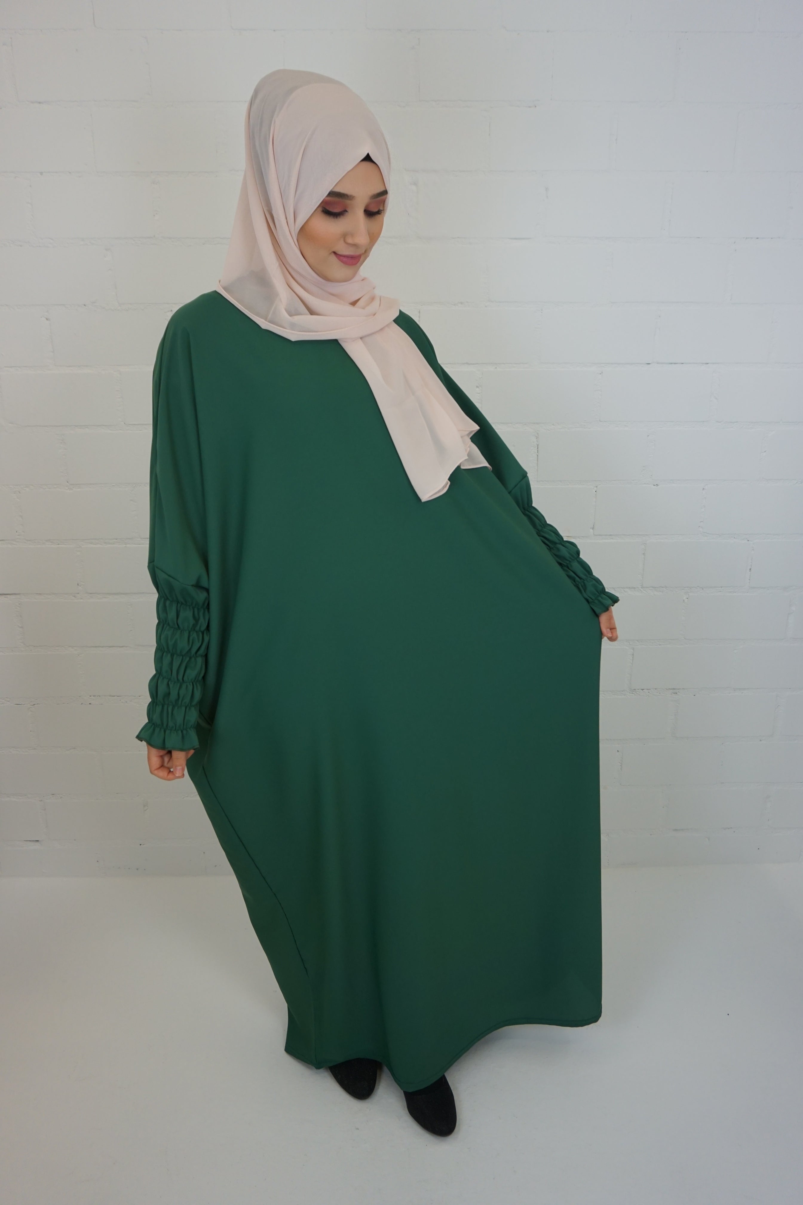 Jilbab Kleid Samaya Smaragdgrün