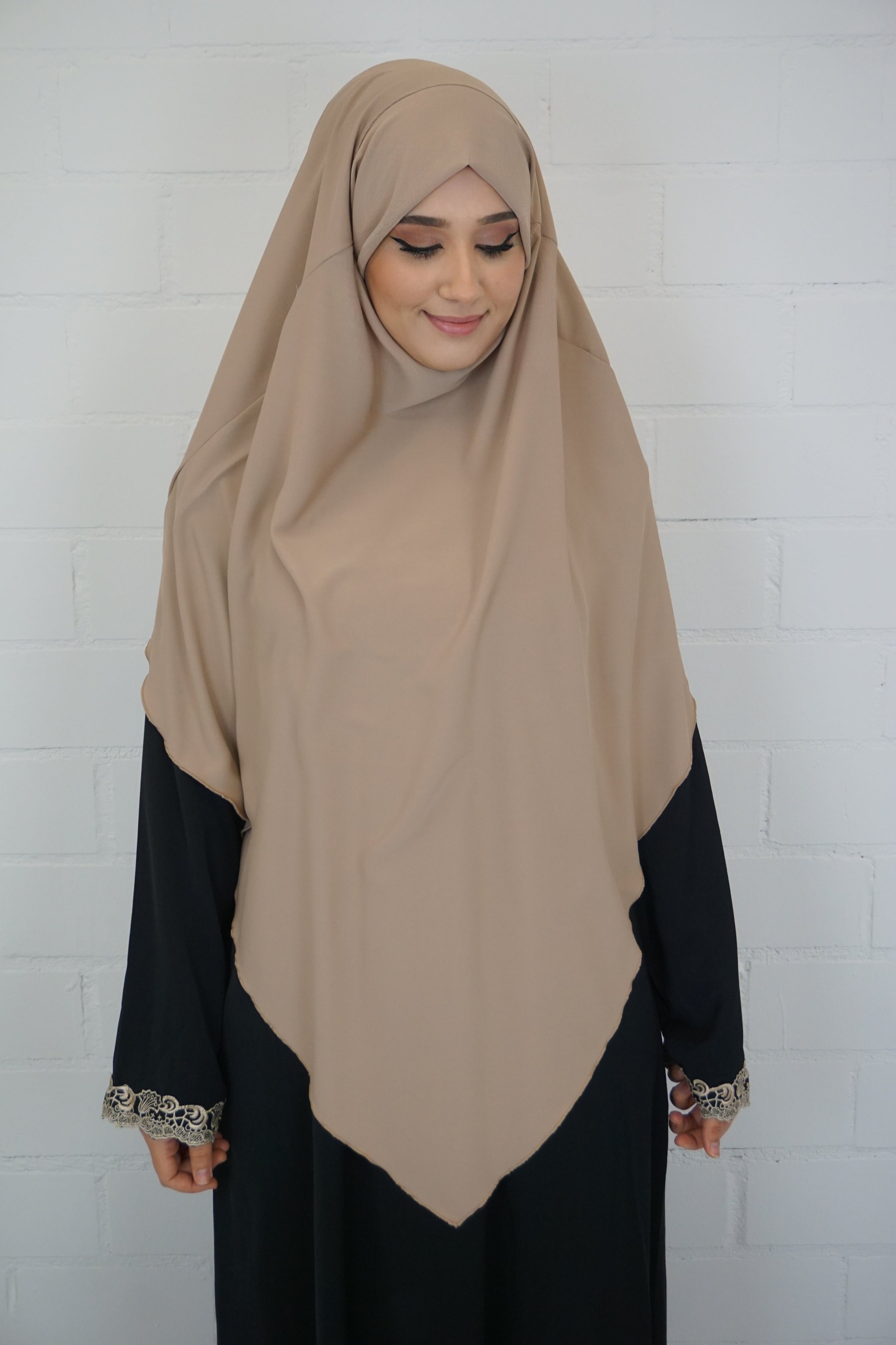 Medina Khimar 1-lagig Darkbeige