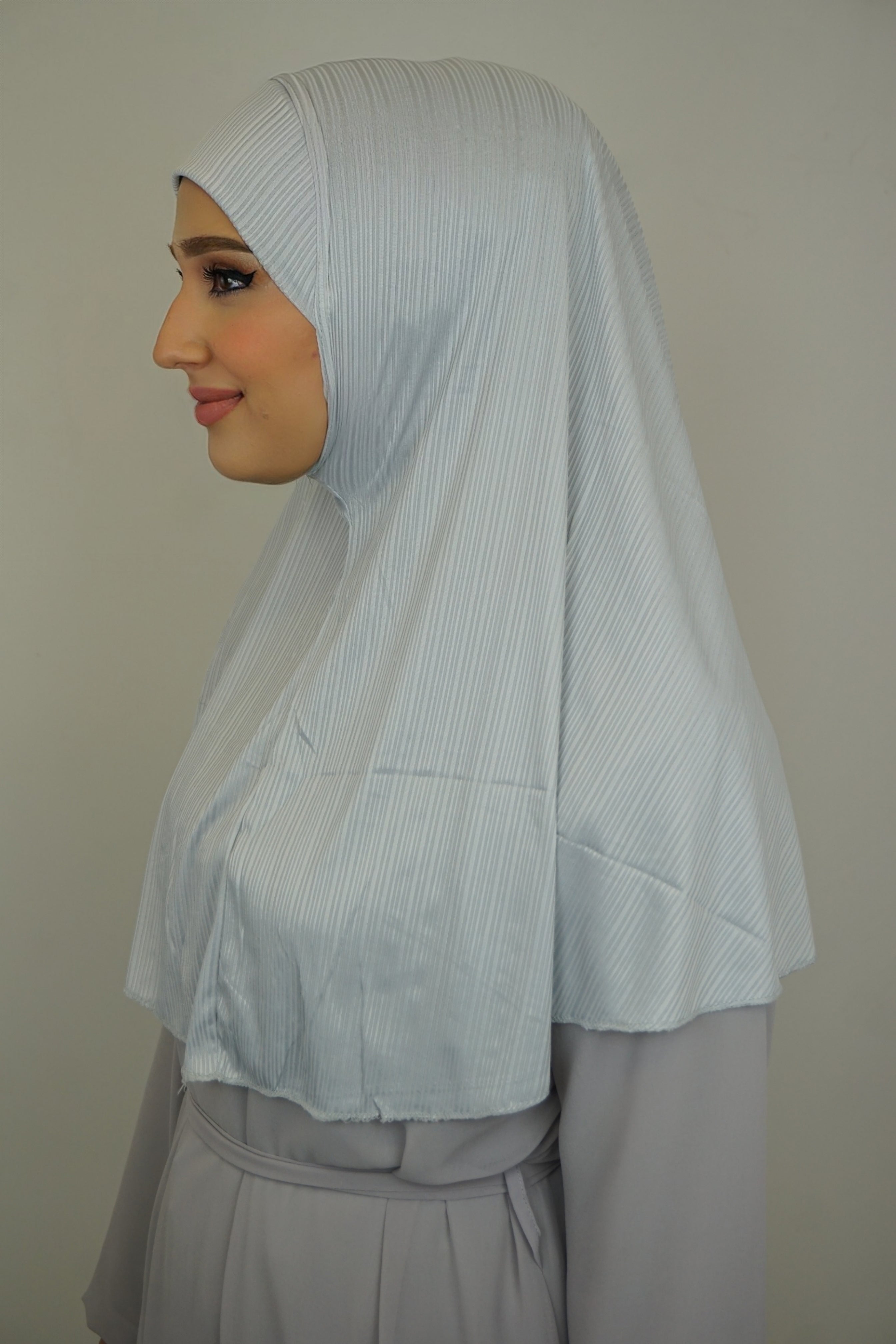 Jersey Ripped FertigHijab Silbergrau