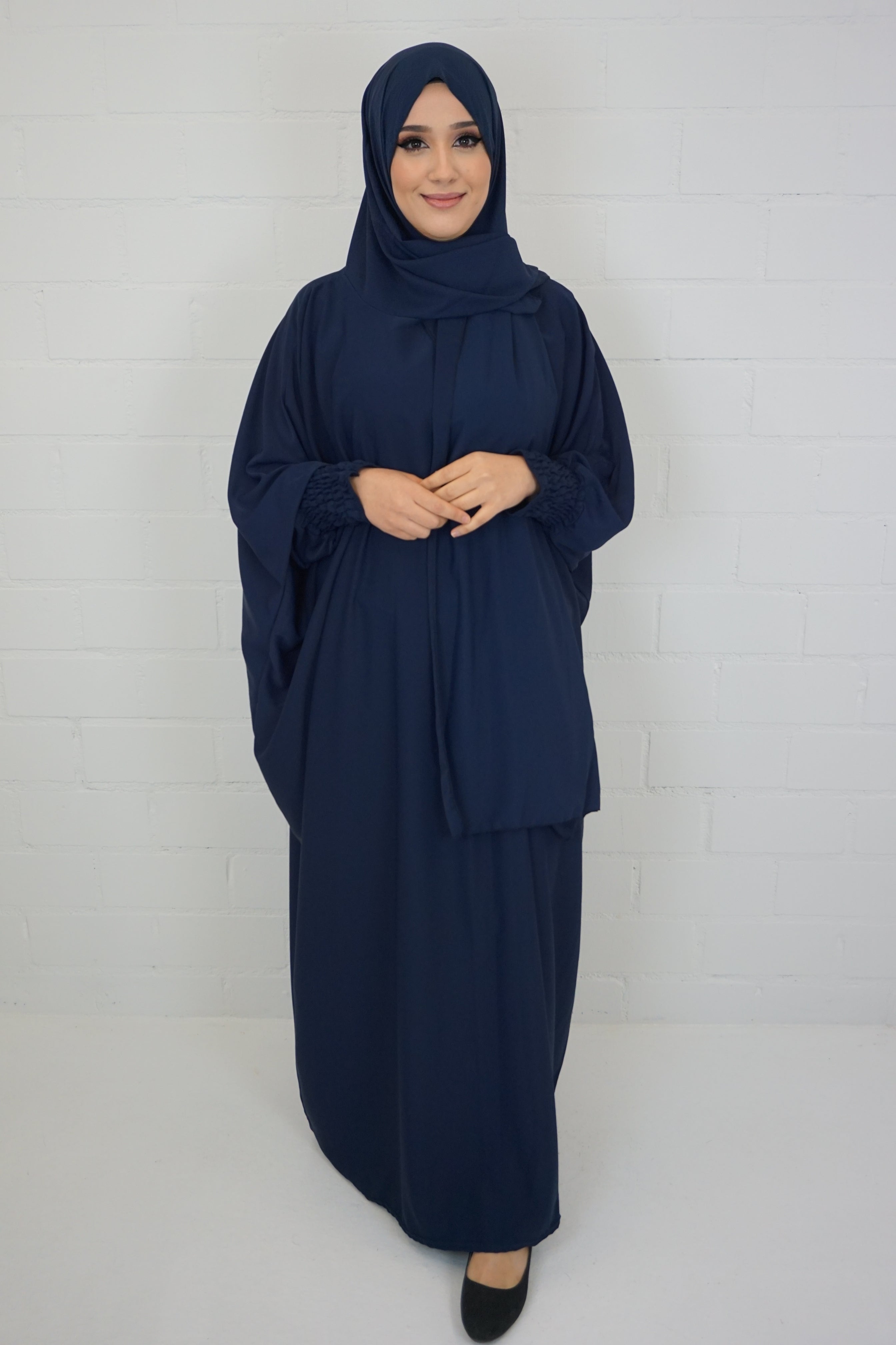 Hijab-Abaya 2 Dunkelblau