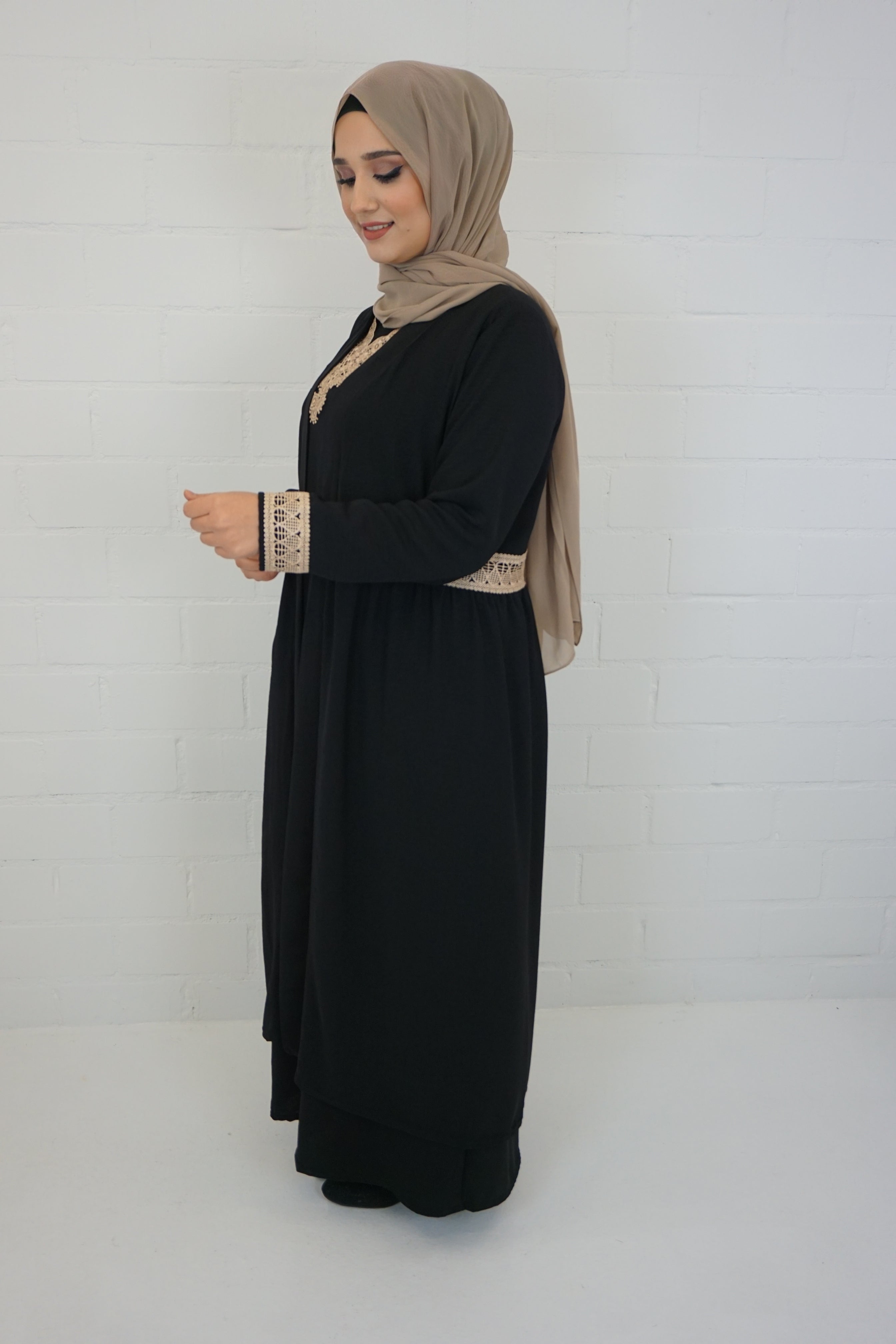 Abaya Anika Schwarz