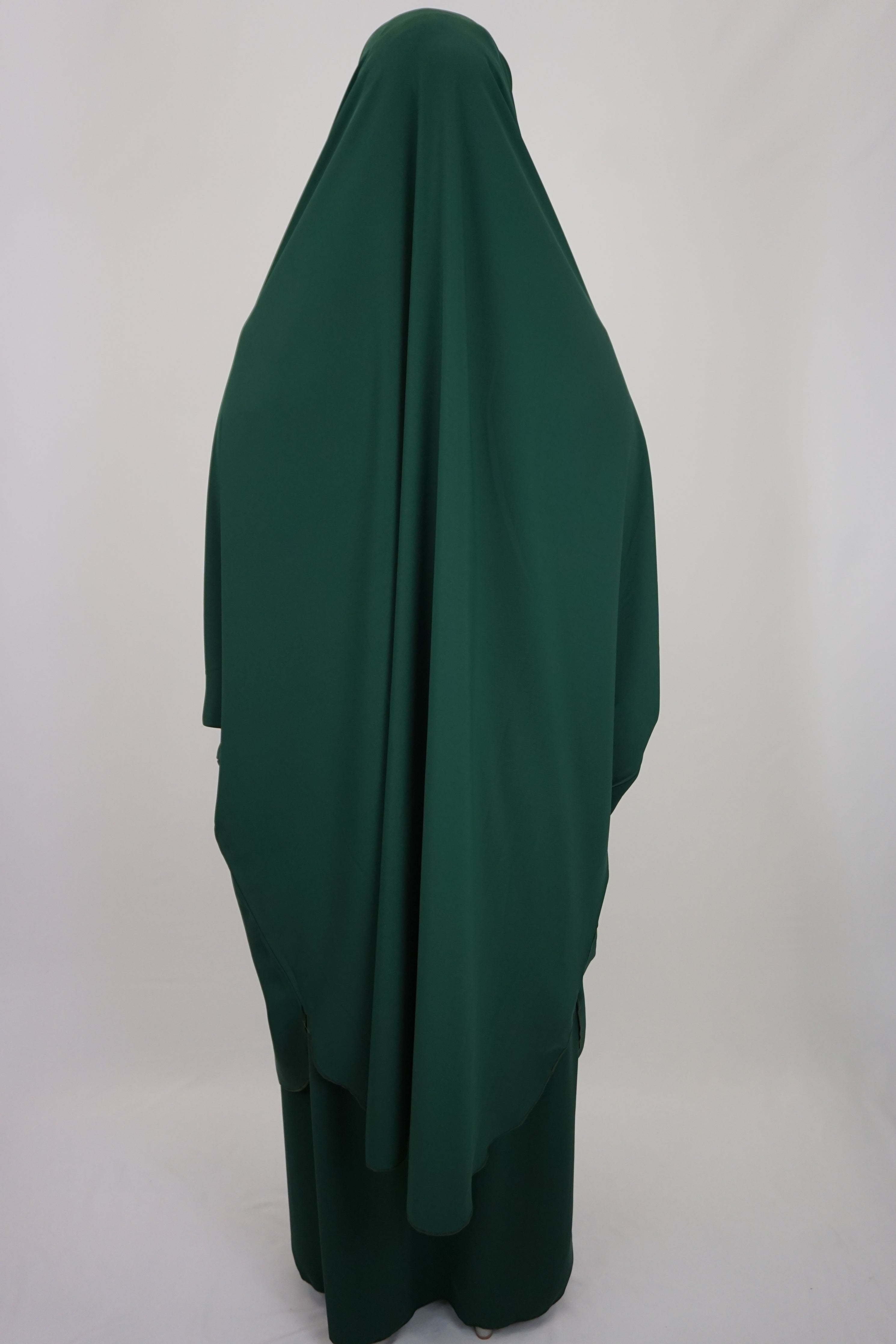 Jilbab Farheena Waldgrün