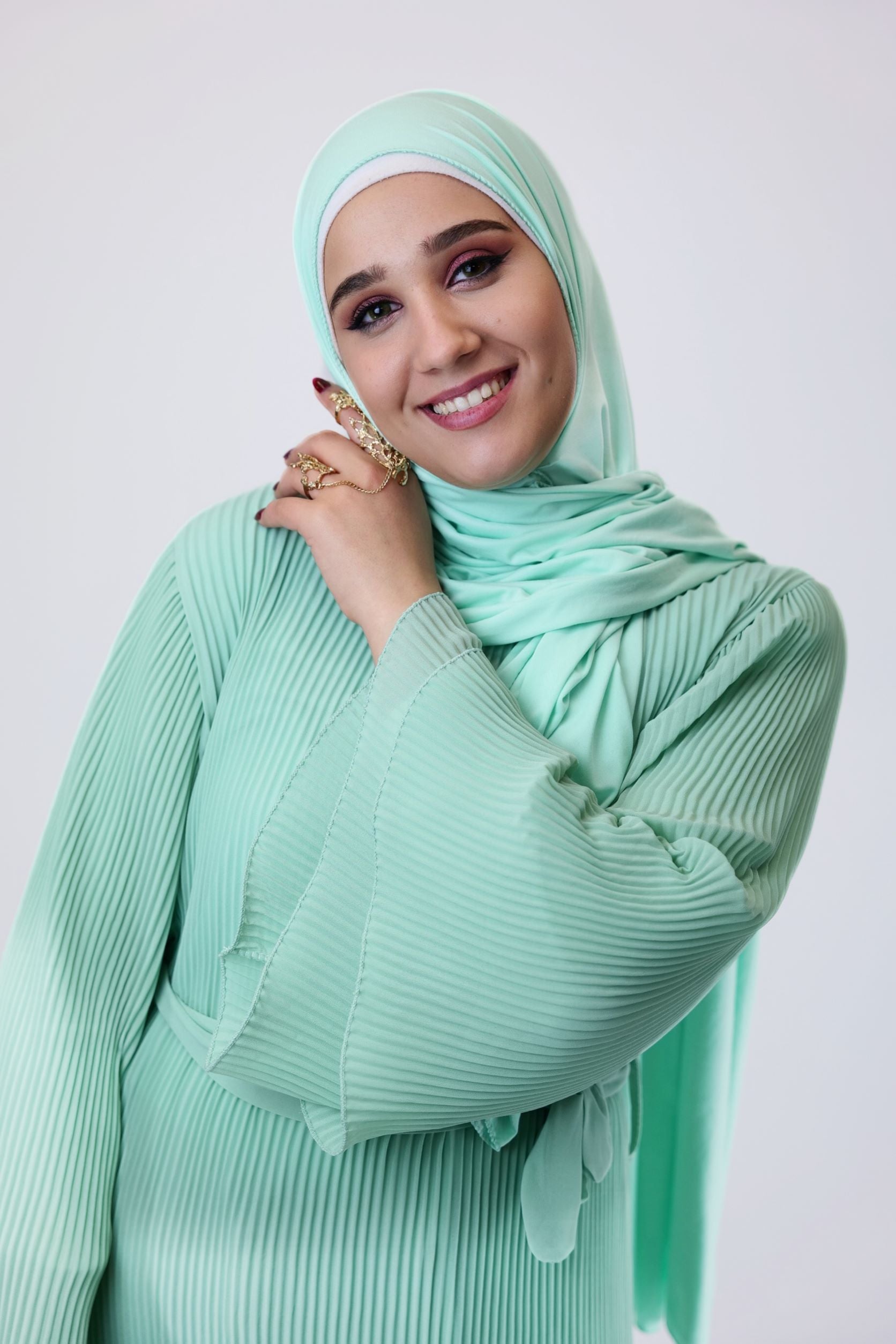 Kleid Maryam Pistaziengrün