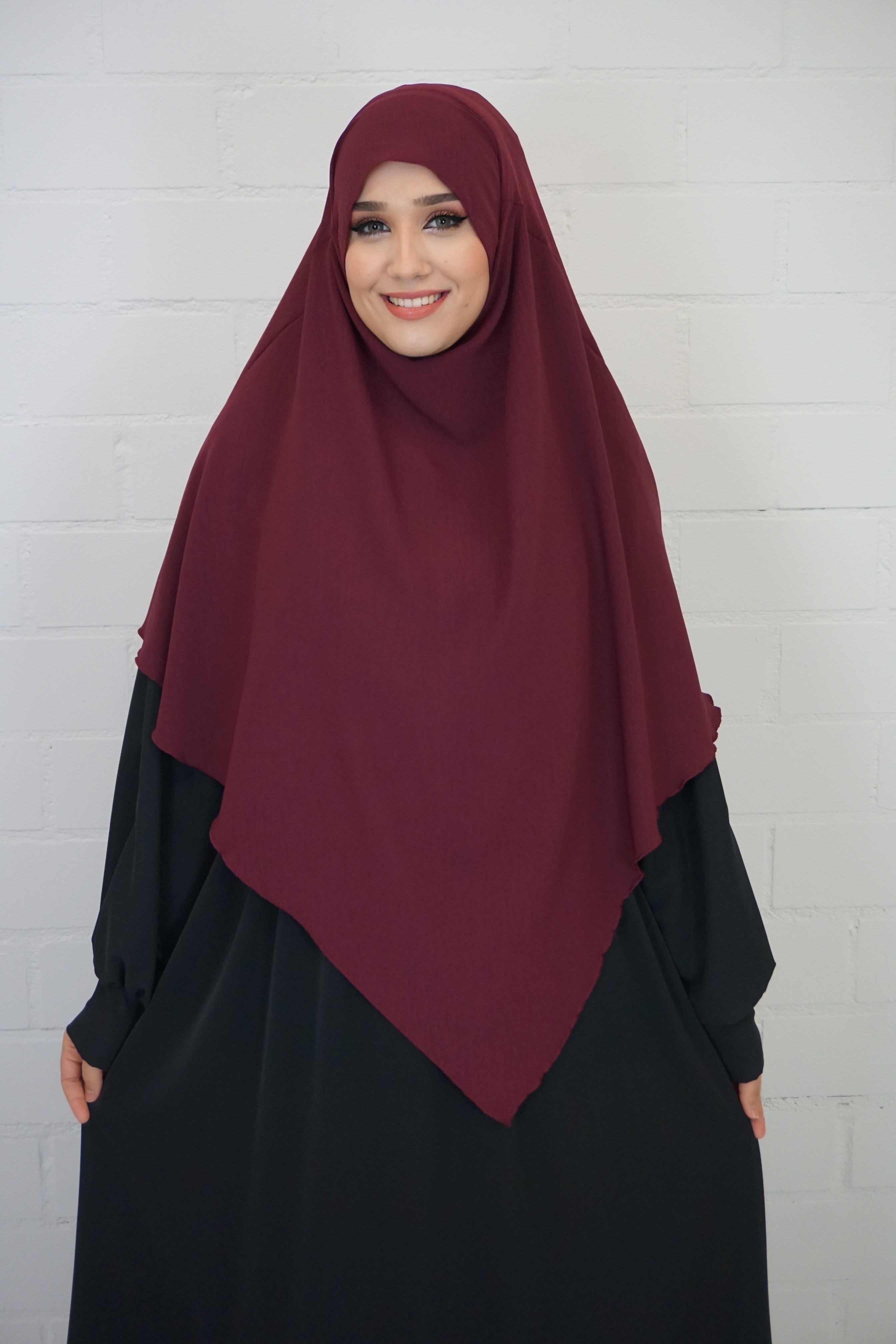Jazz Khimar 1-lagig Bordeaux