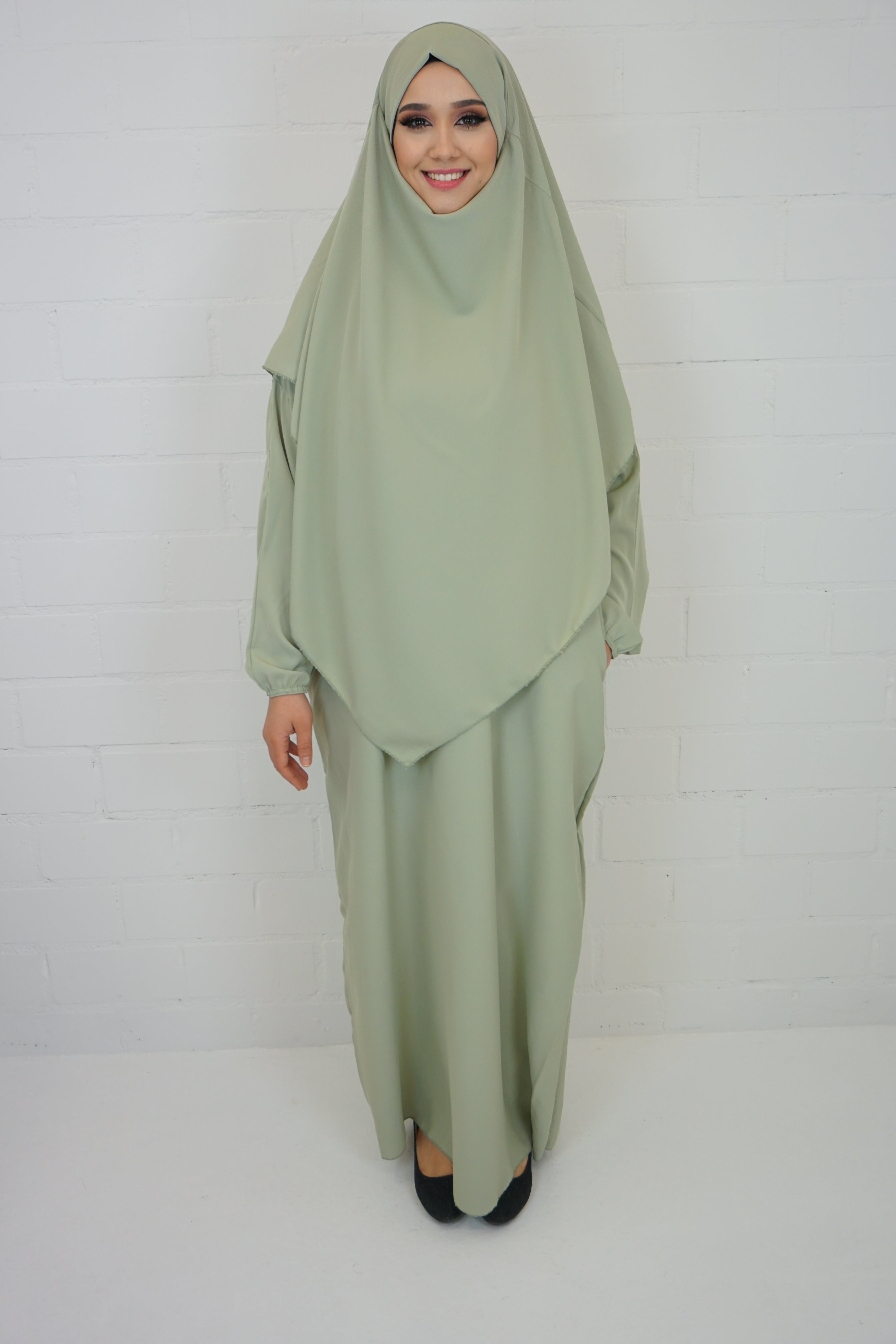 Khimar-Abaya Hell-Pistazie