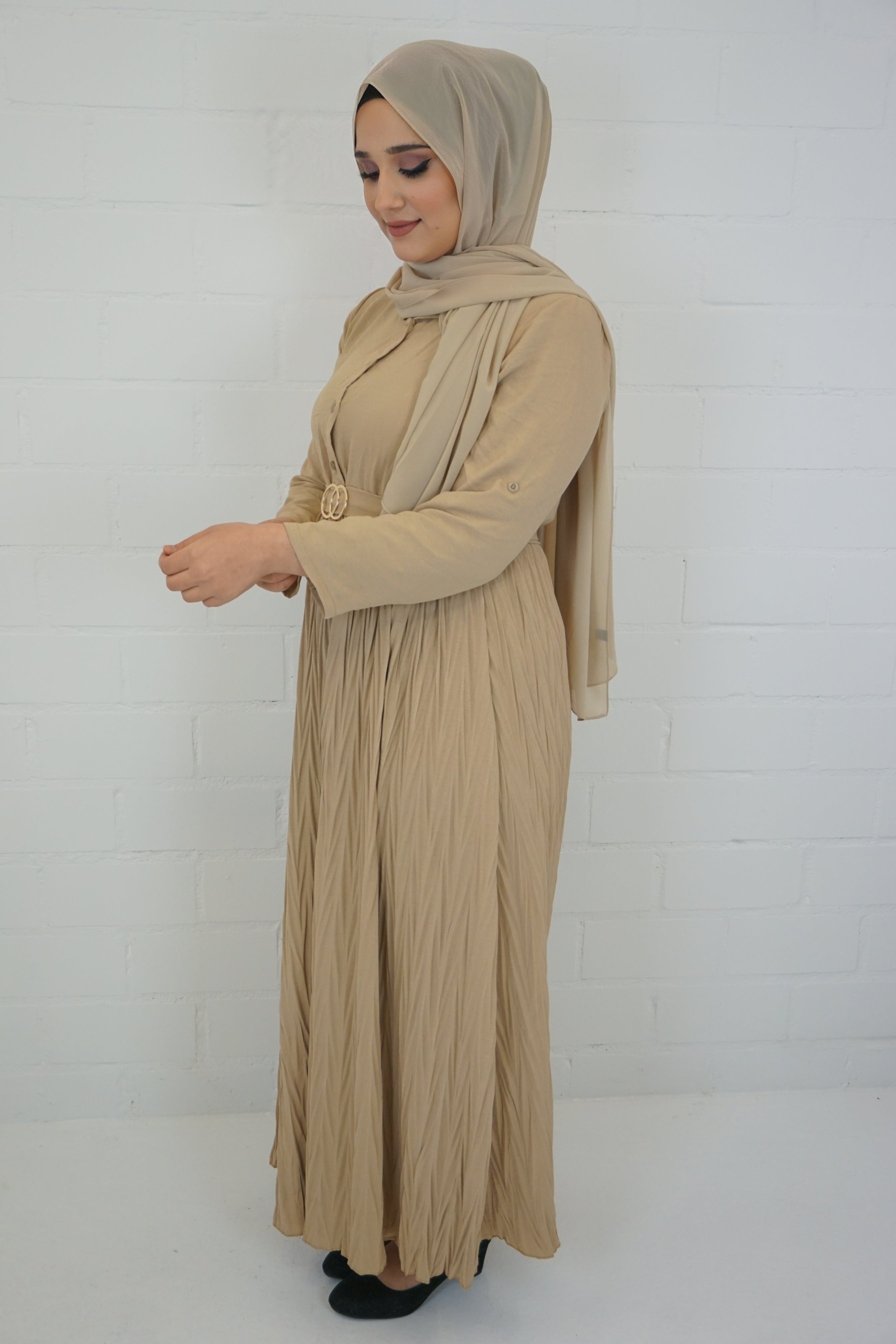 Abaya Nusret Light Camel