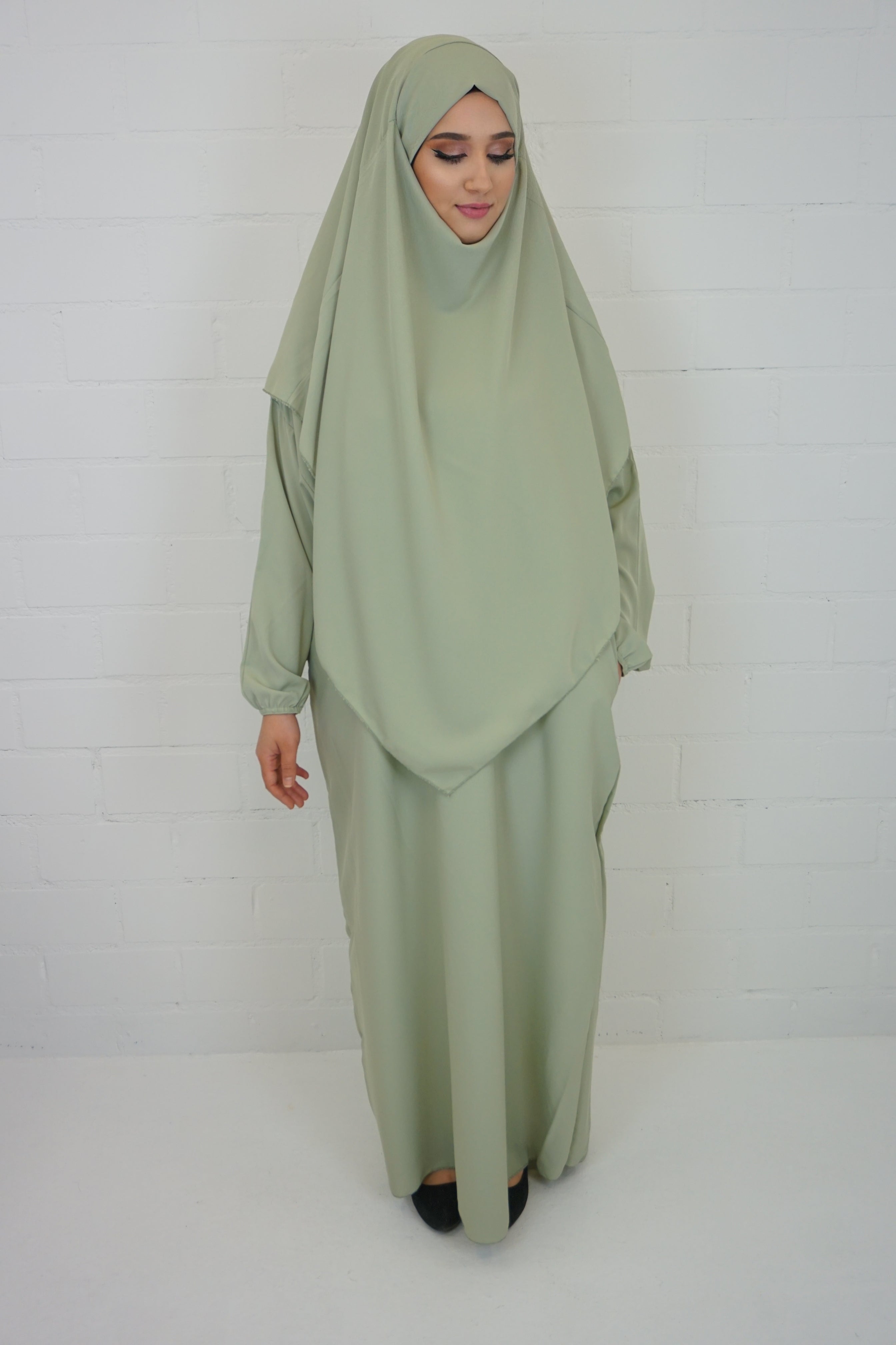 Khimar-Abaya Hell-Pistazie