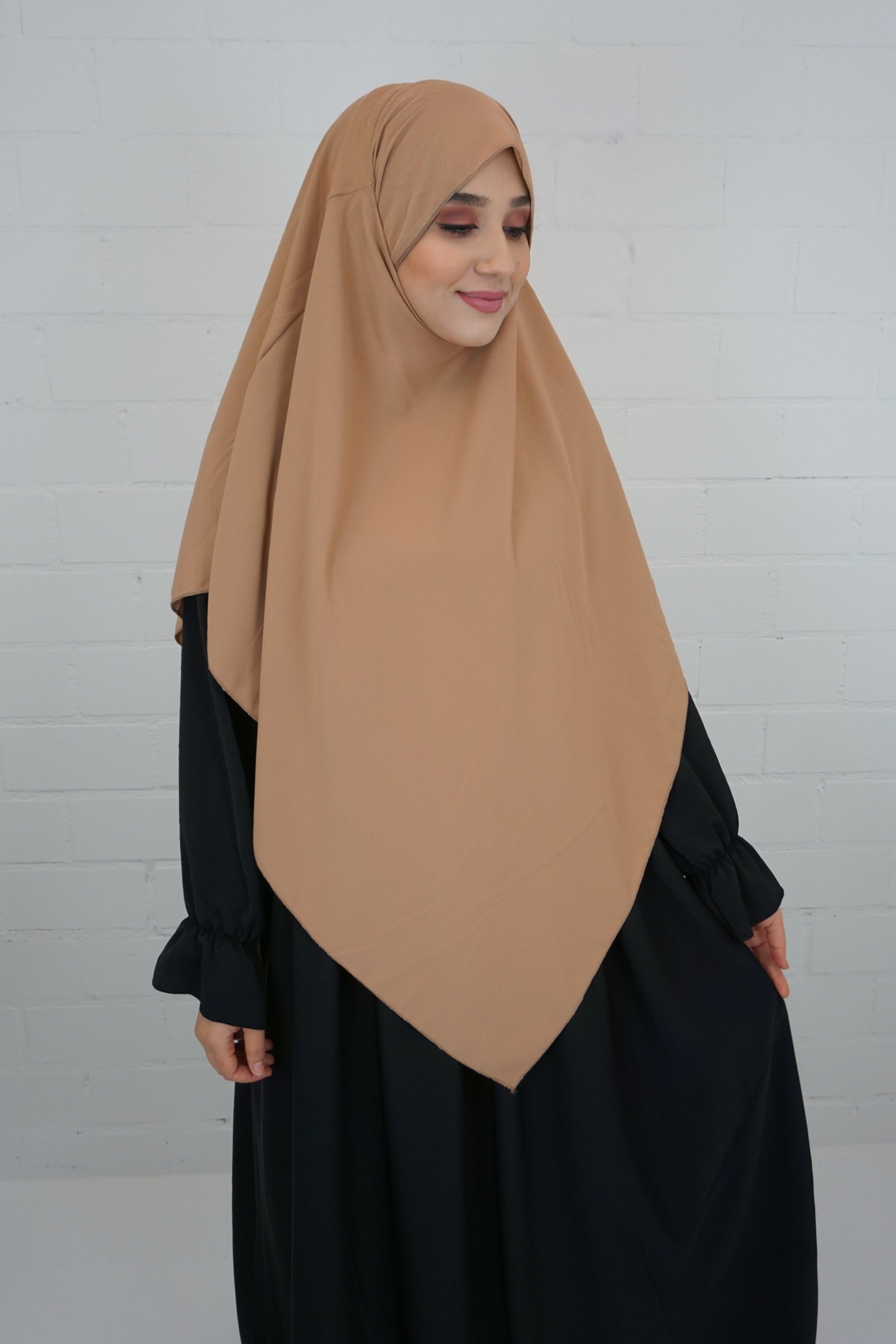 Medina Khimar 1-lagig Camel