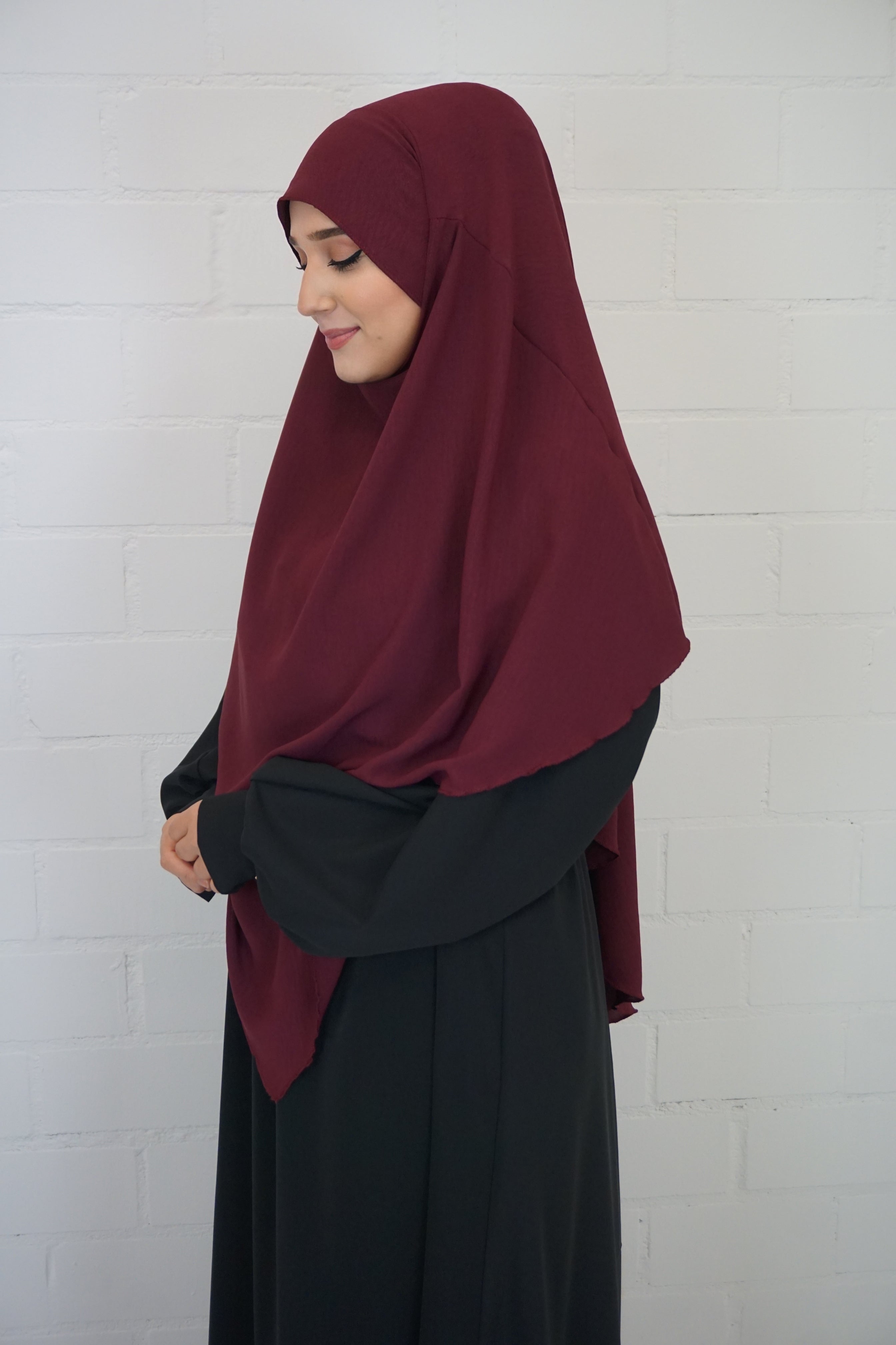 Jazz Khimar 1-lagig Bordeaux