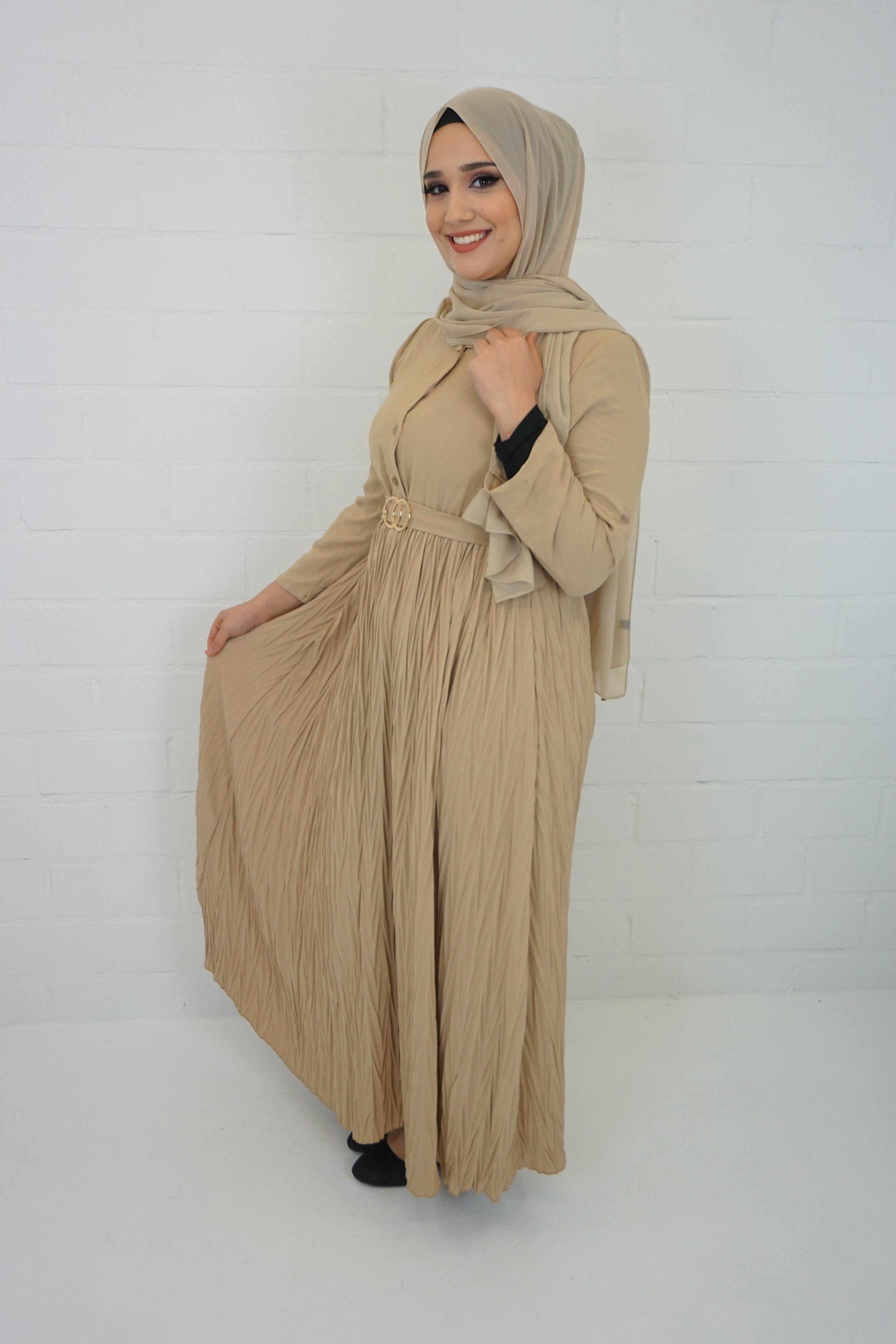 Abaya Nusret Light Camel