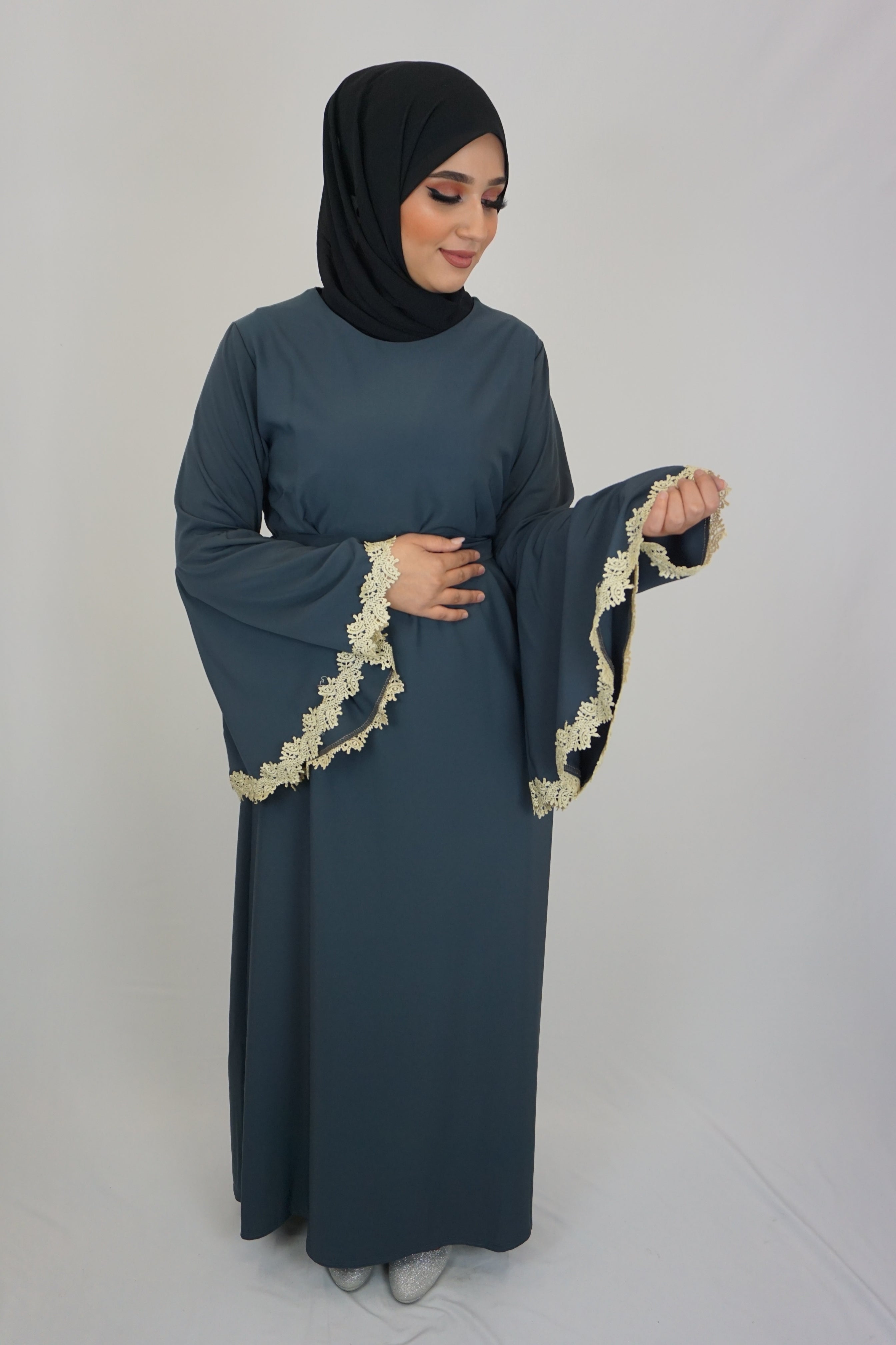 Abaya Sultana Grau