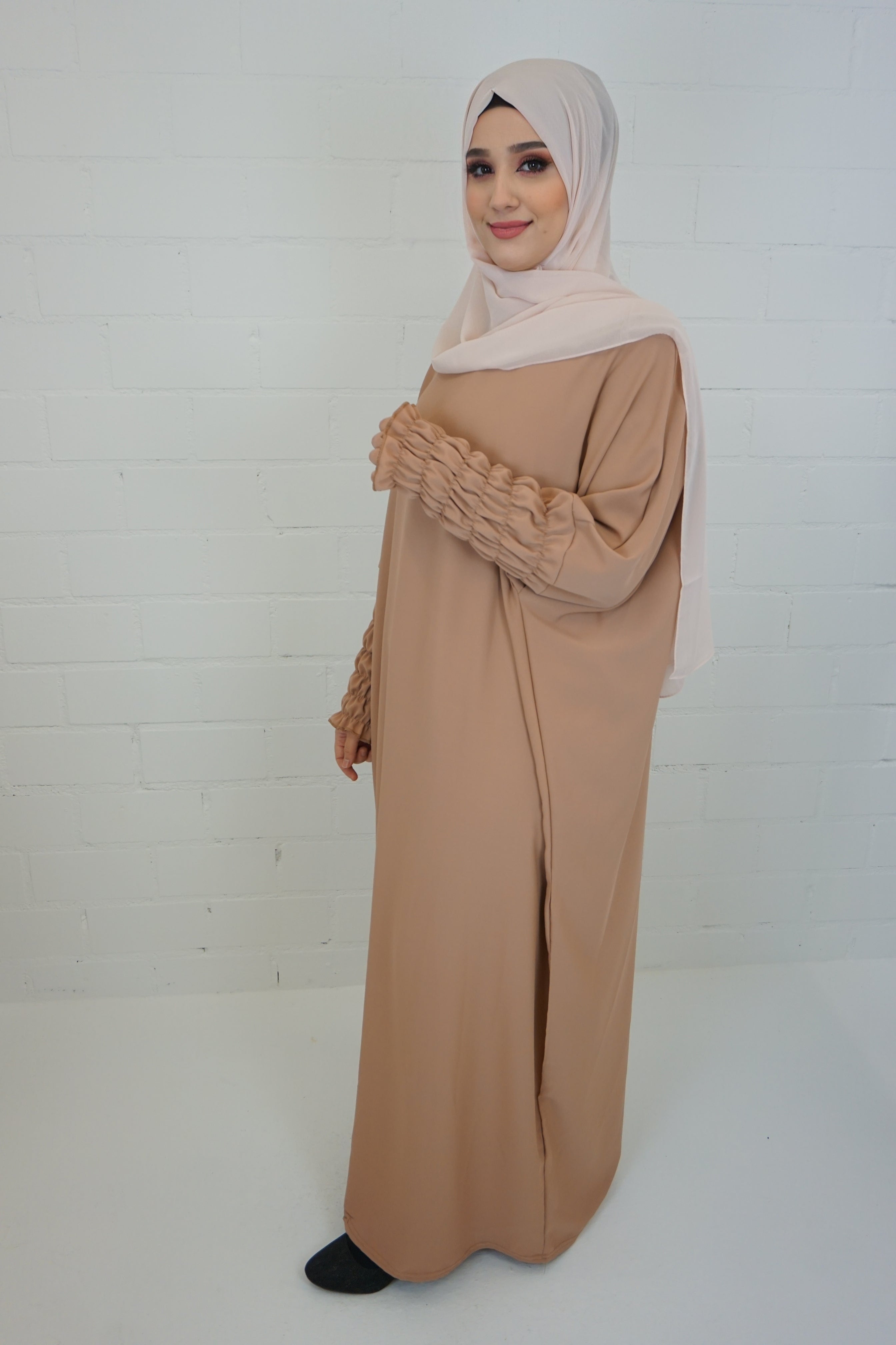 Jilbab Kleid Samaya Camel