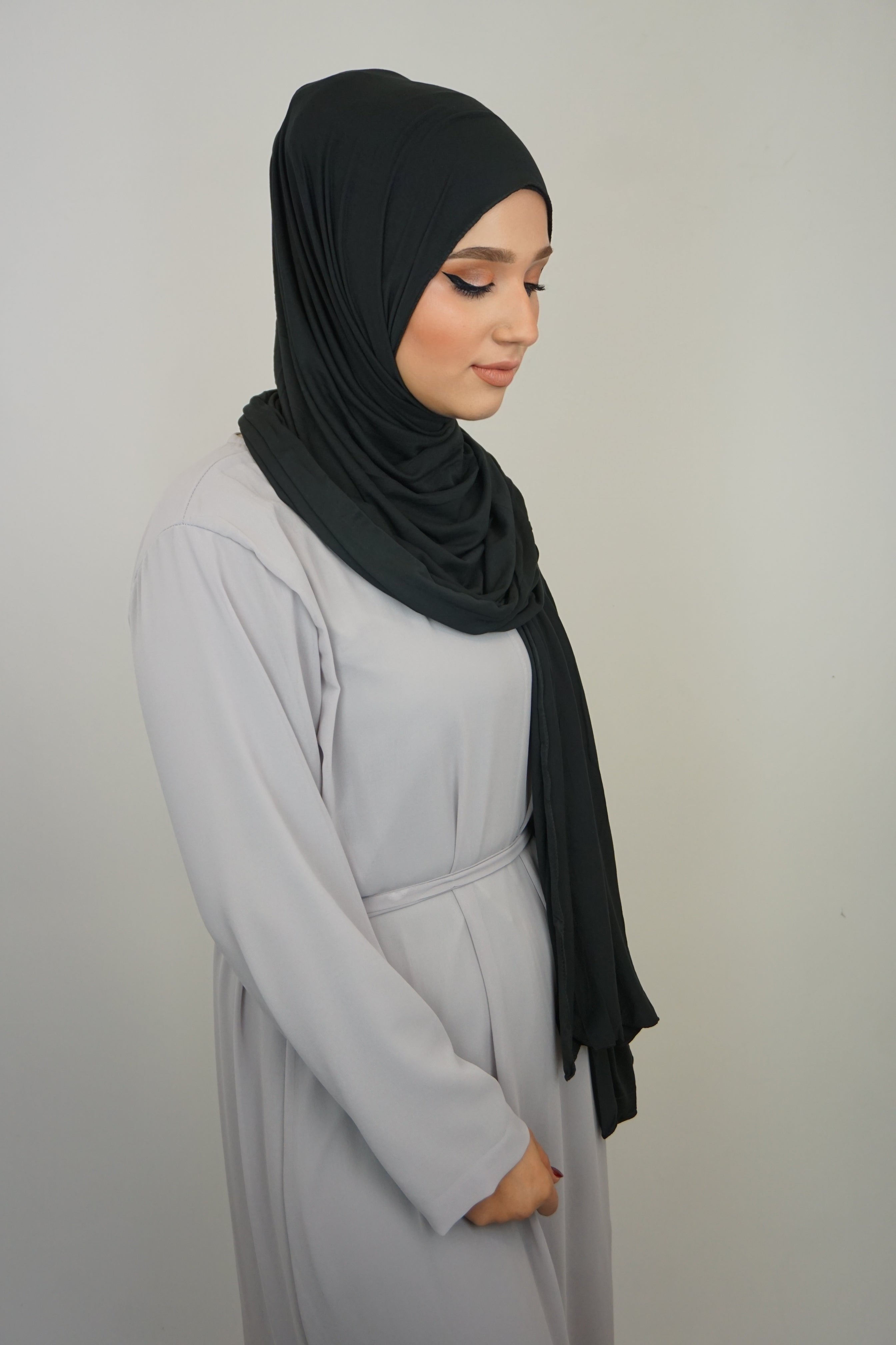 Jersey XL Hijab Schwarz