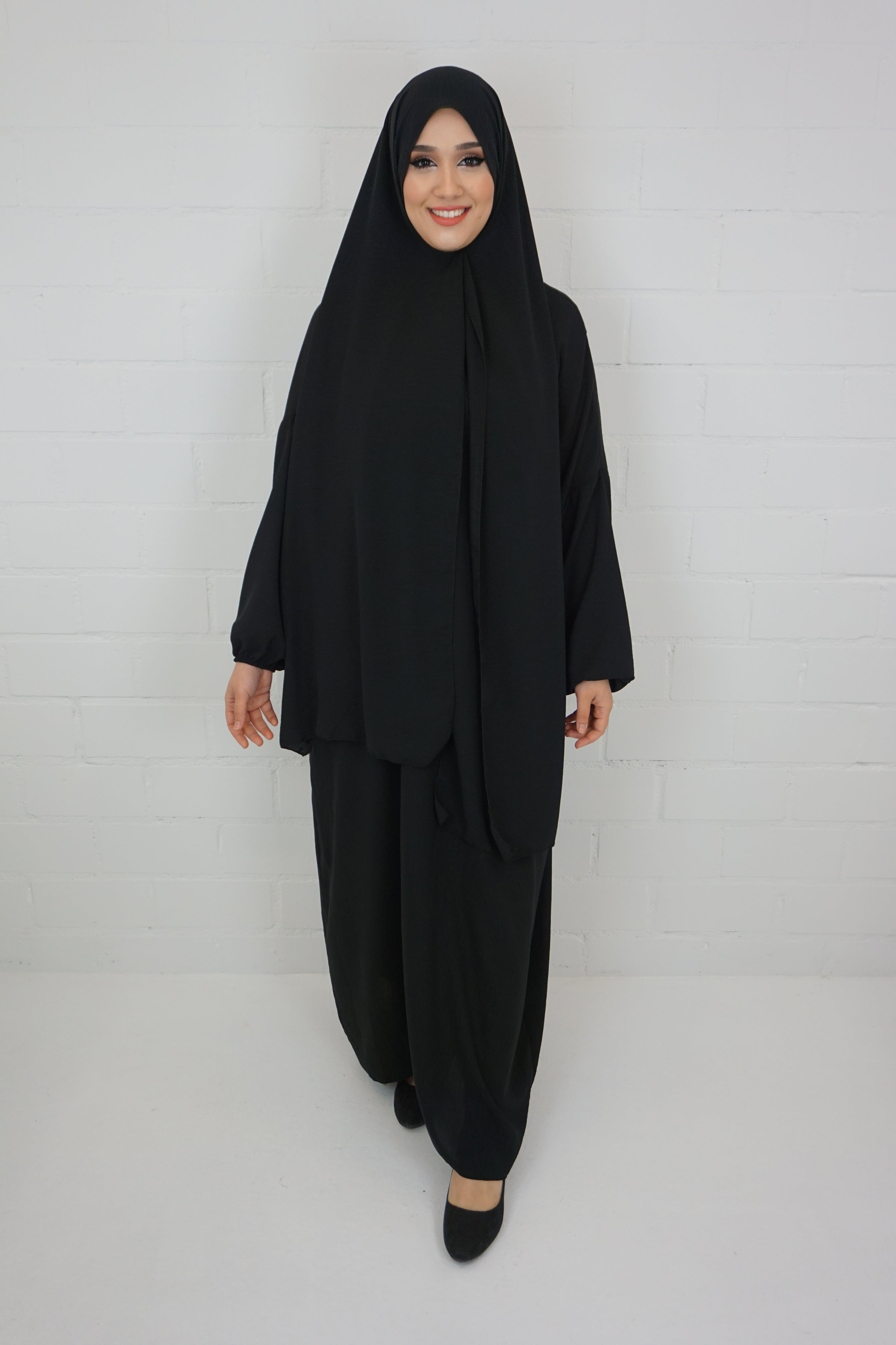 Jazz Hijab-Abaya Schwarz