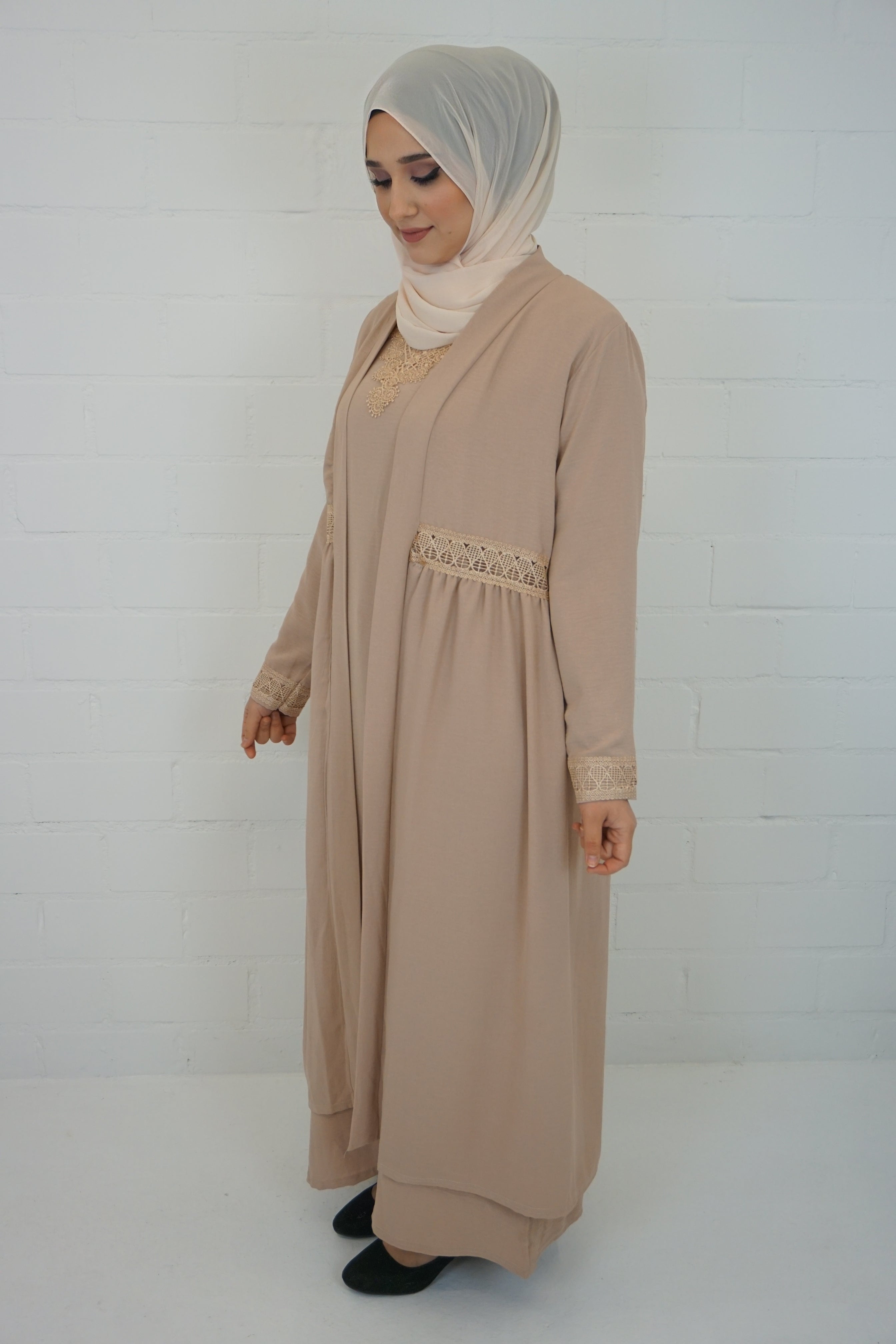 Abaya Anika Hell-Rosa
