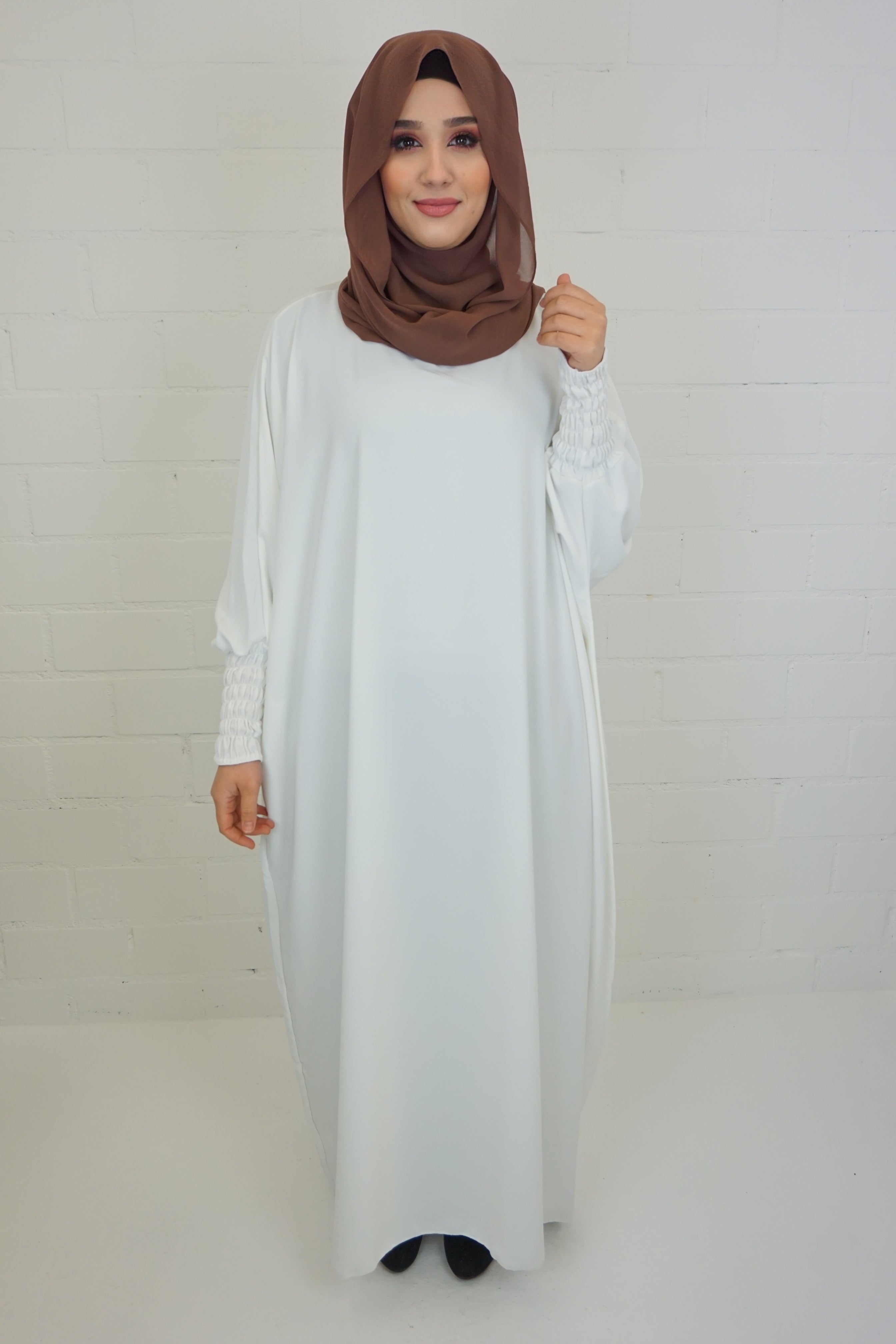 Jilbab Kleid Amaya Weiss