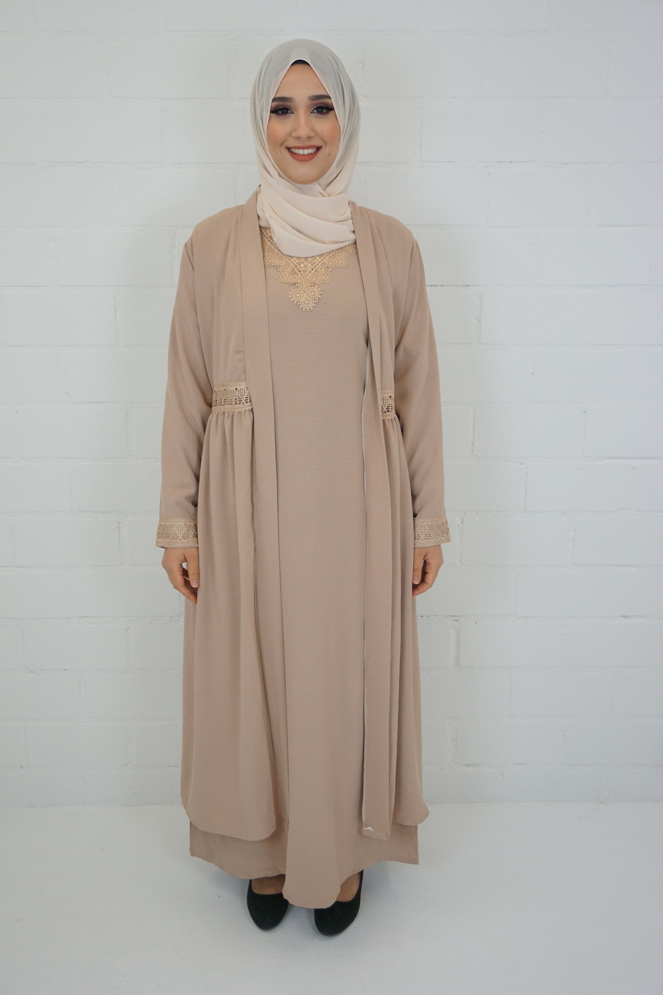 Abaya Anika Hell-Rosa