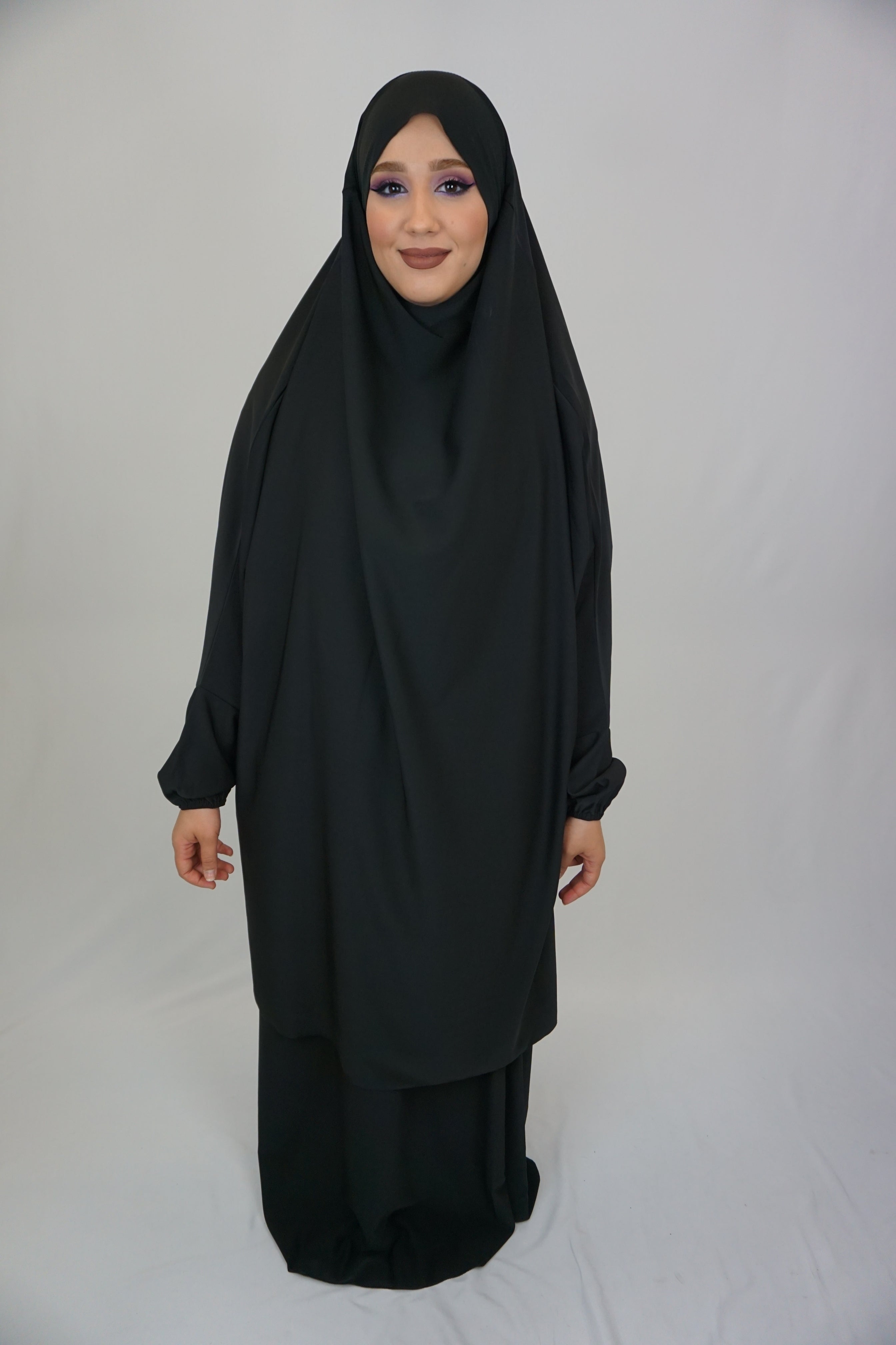 Jilbab Farheena Schwarz