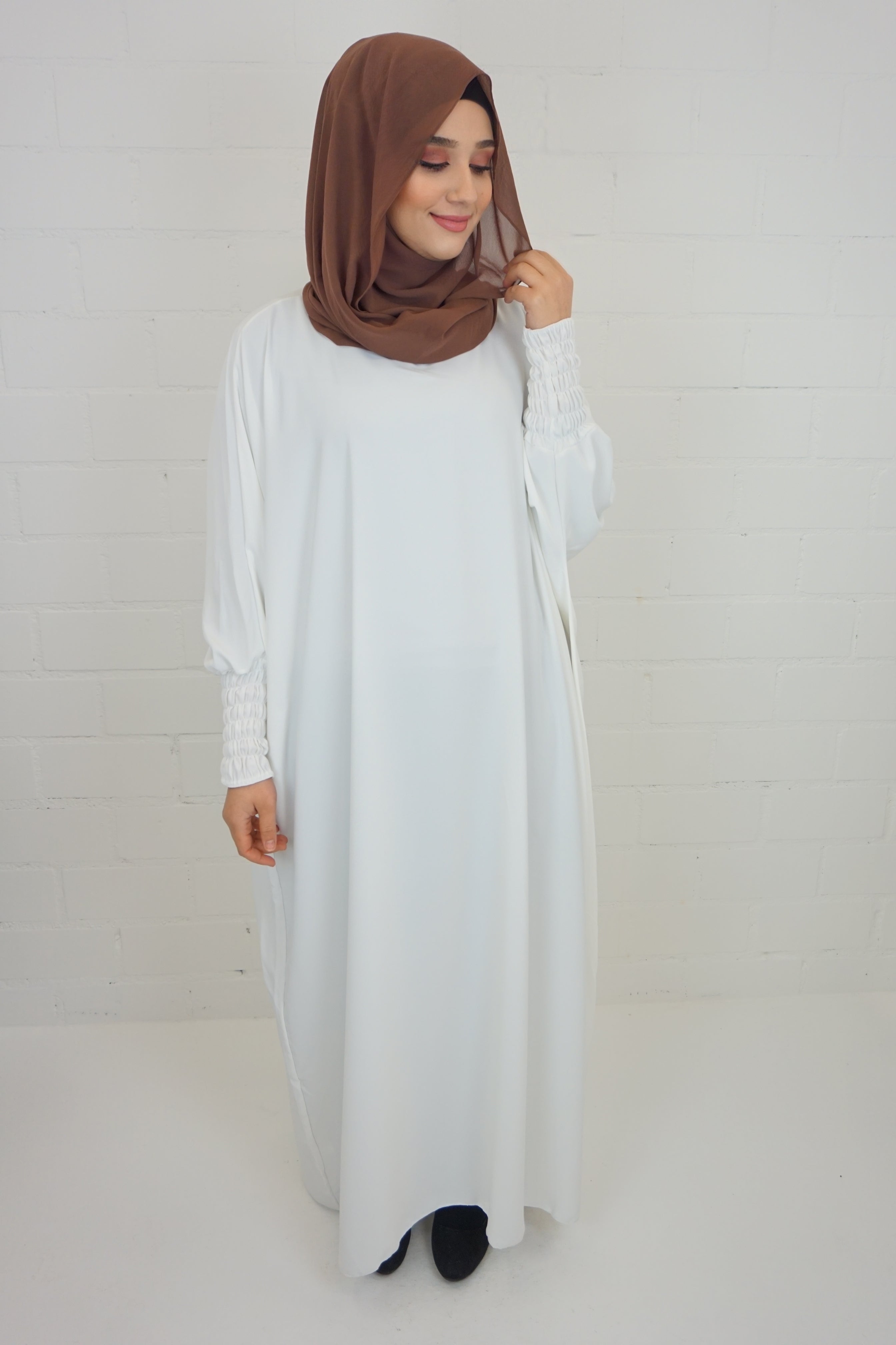 Jilbab Kleid Amaya Weiss