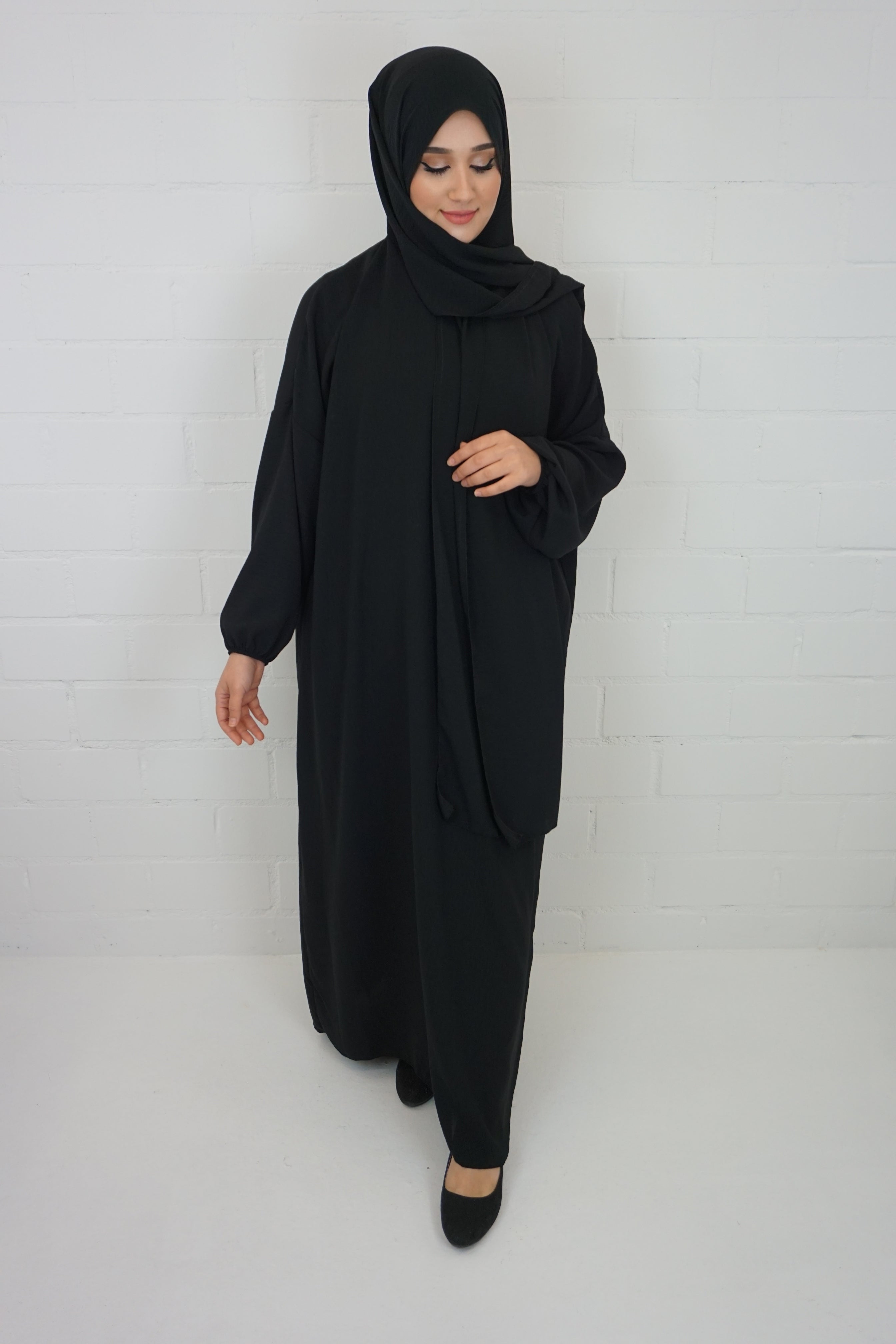 Jazz Hijab-Abaya Schwarz