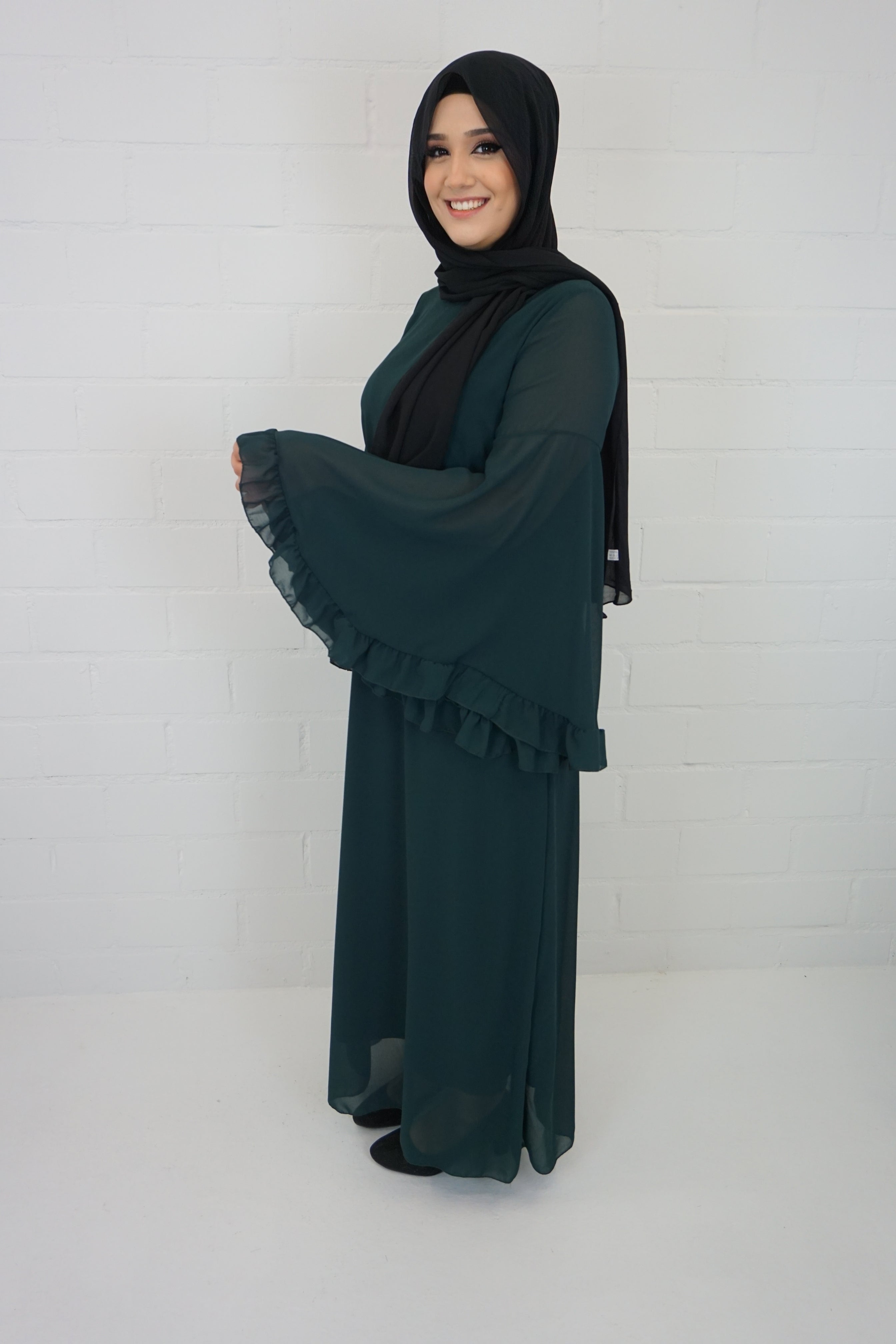 Kleid Laiba Smaragdgrün