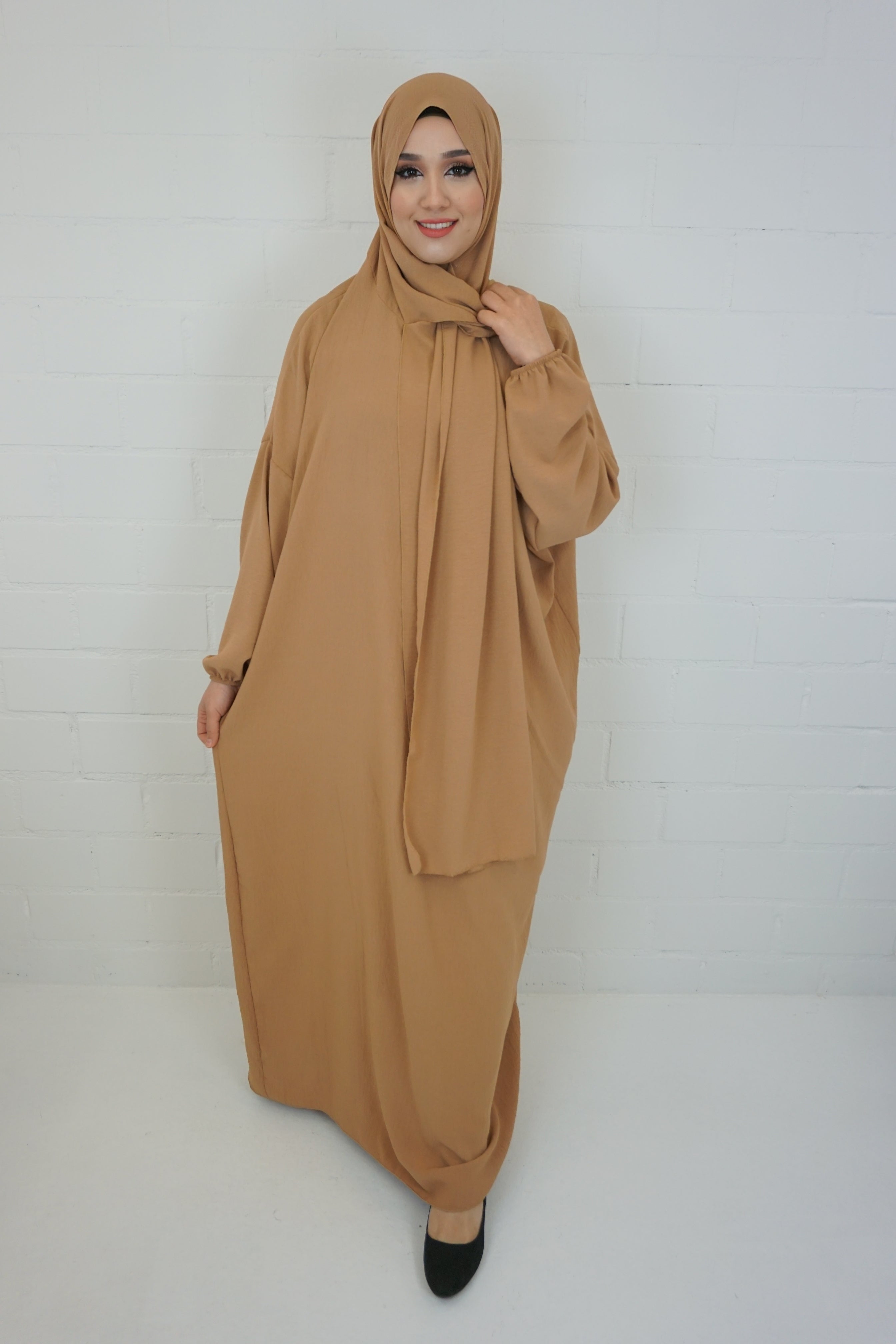 Jazz Hijab-Abaya Camel