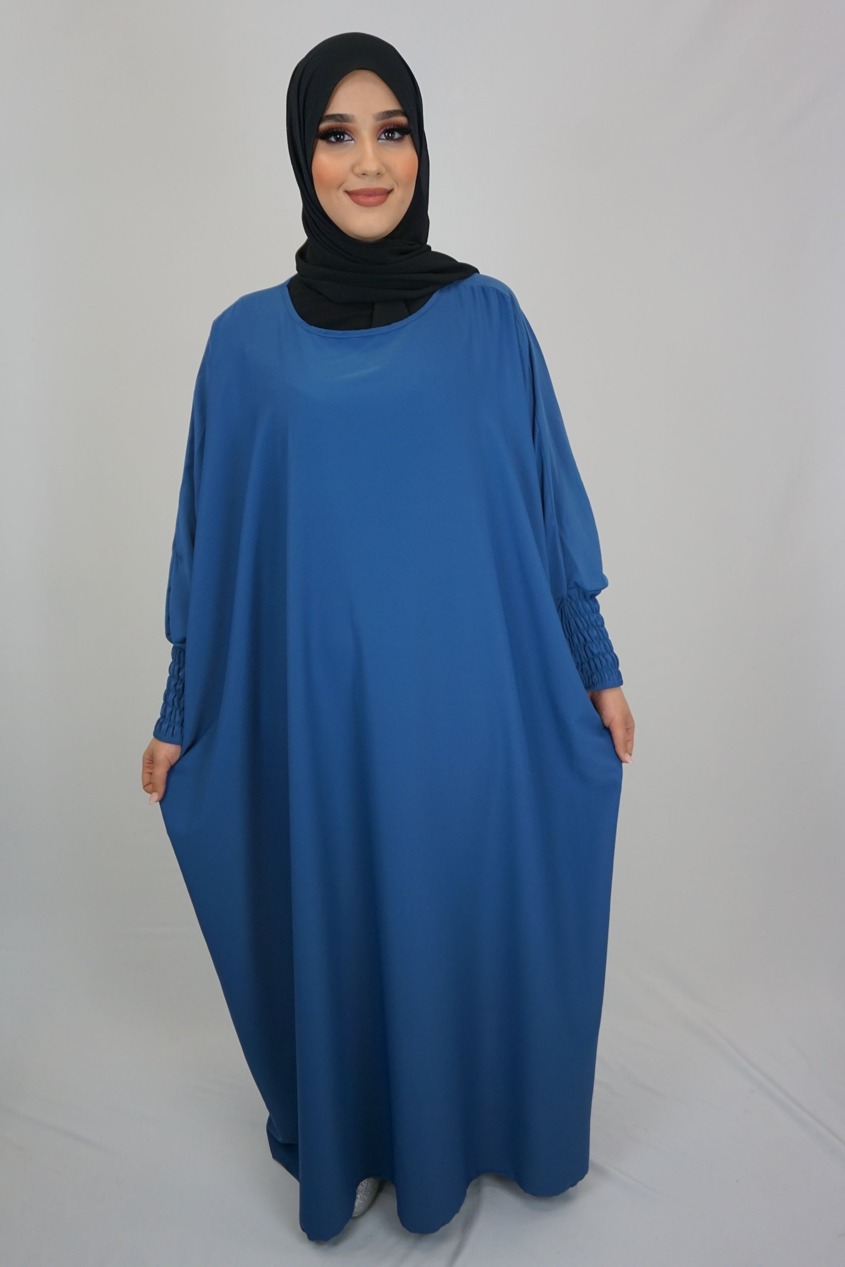 Jilbab Kleid Amaya Hellblau