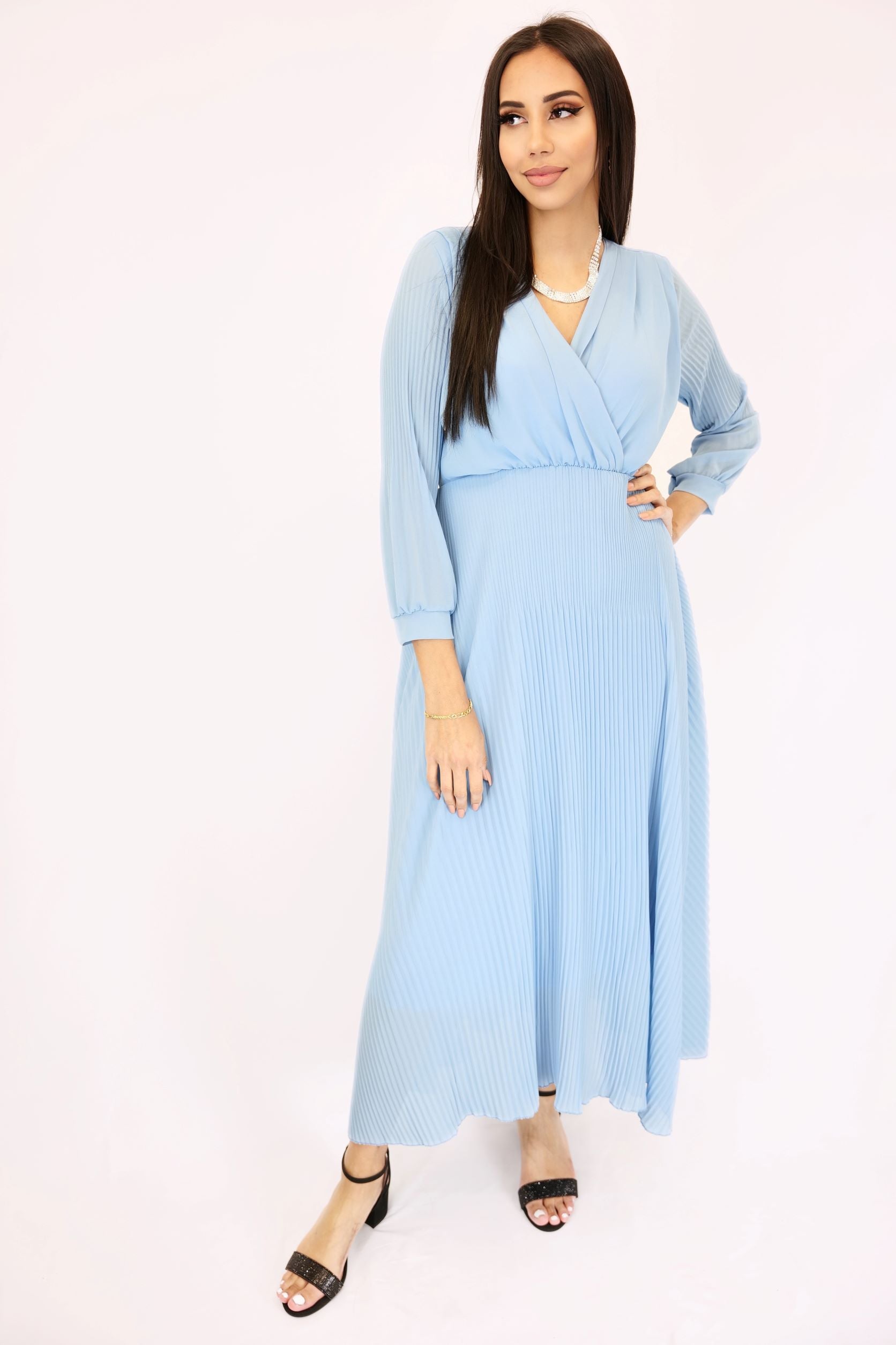 Kleid Saida Hellblau